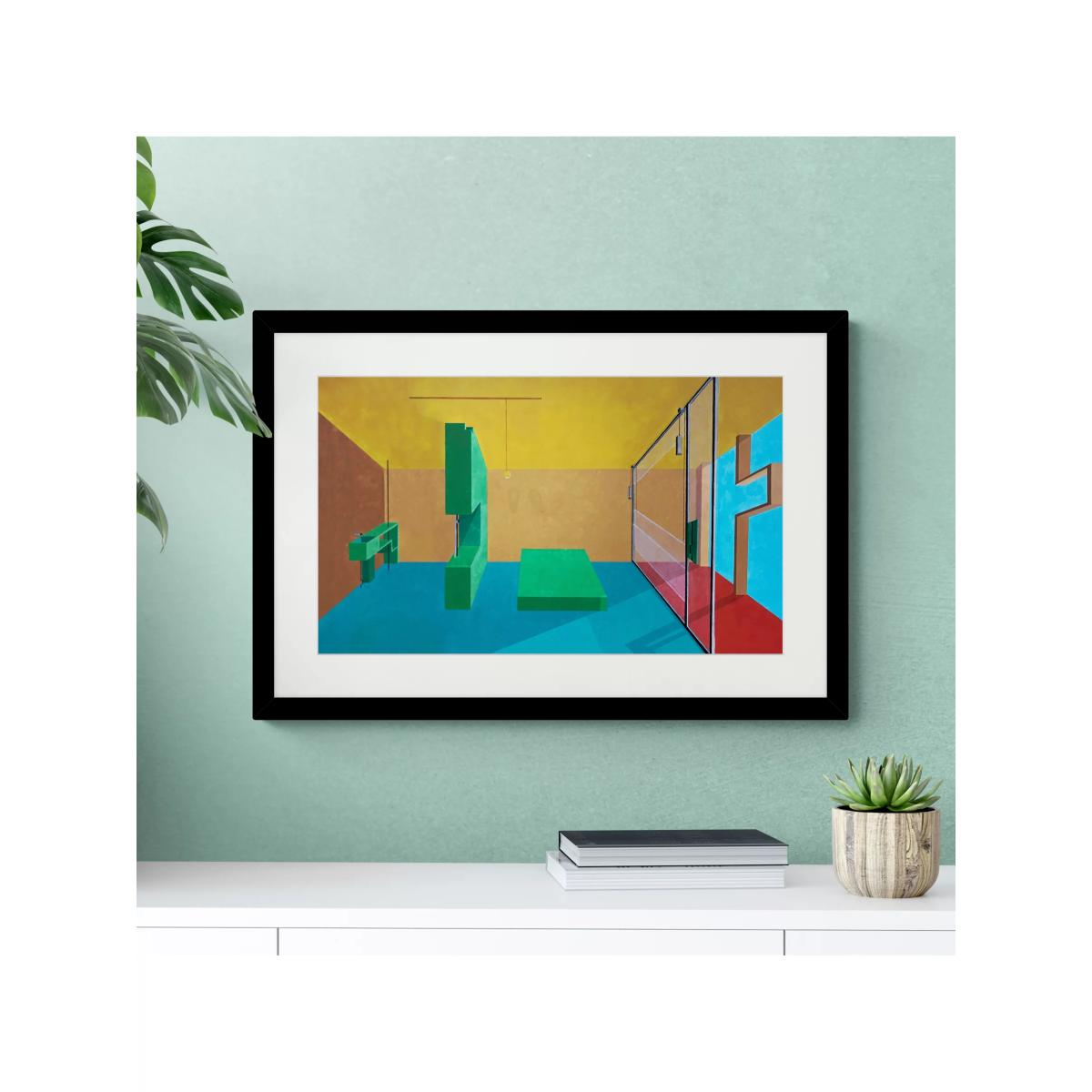 Michelle Barratt - 'Unité Colour 01.01.' Framed Print, H43.5 x W63.5cm, Multi – image 2