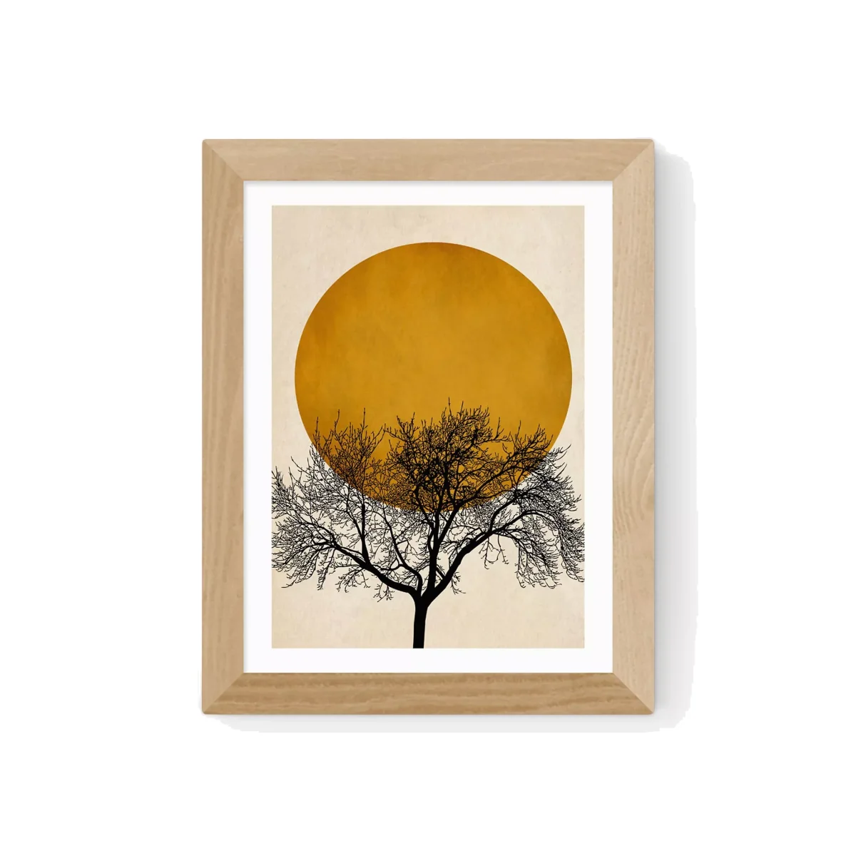EAST END PRINTS Kubistika 'Winter Morning' Framed Print