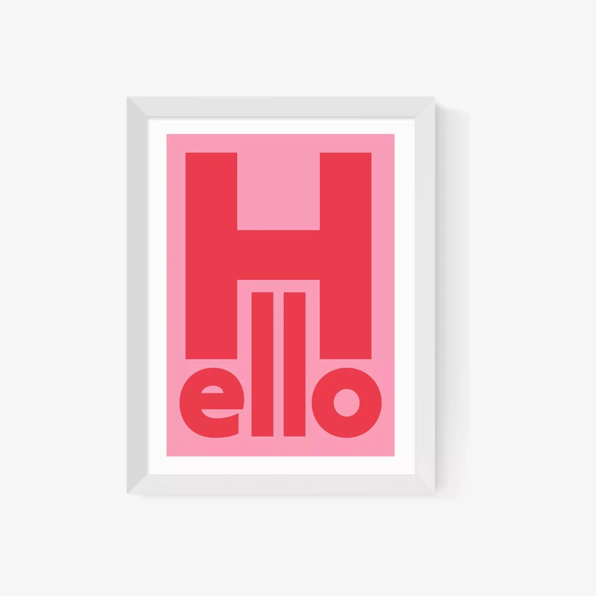 EAST END PRINTS Rocket Jack 'Hello' Framed Print – image 1