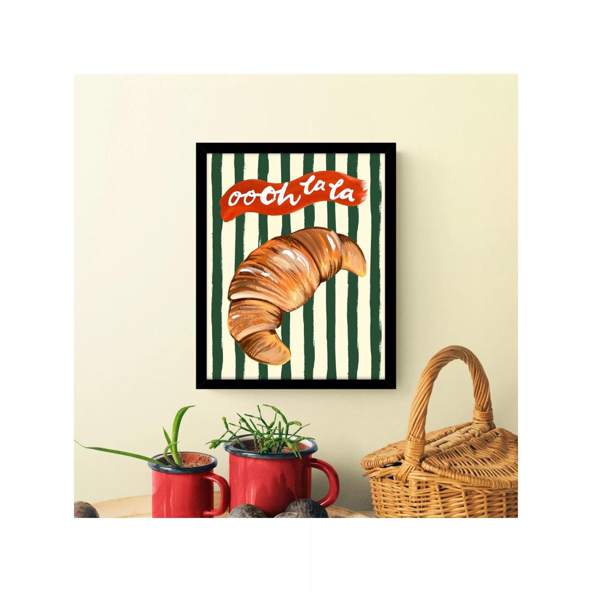 John Lewis Eleanor Bowmer 'Oooh La La' Framed Print, 32 x 26cm, Black/Multi – image 2