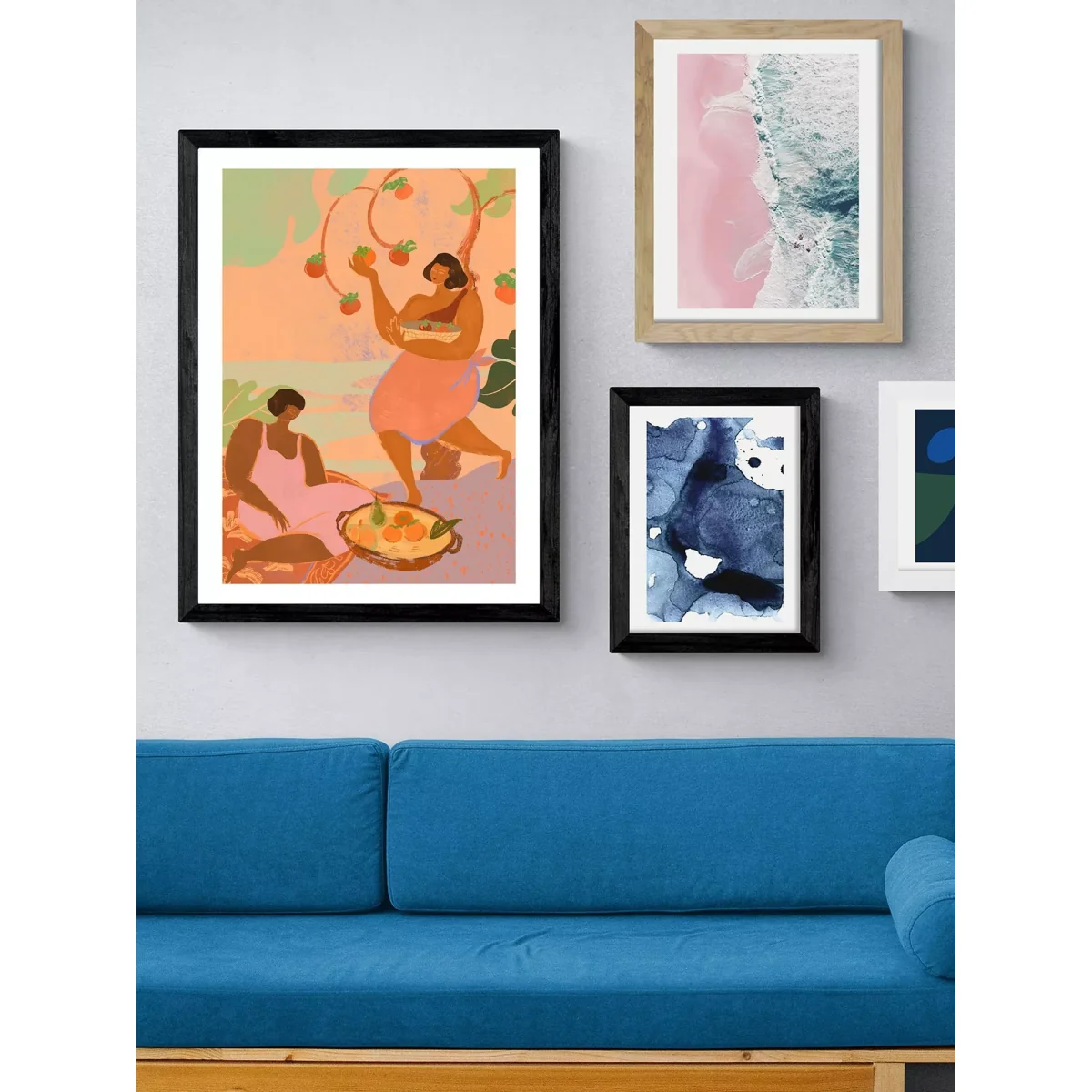 EAST END PRINTS Arty Guava 'Autumn' Framed Print – image 2