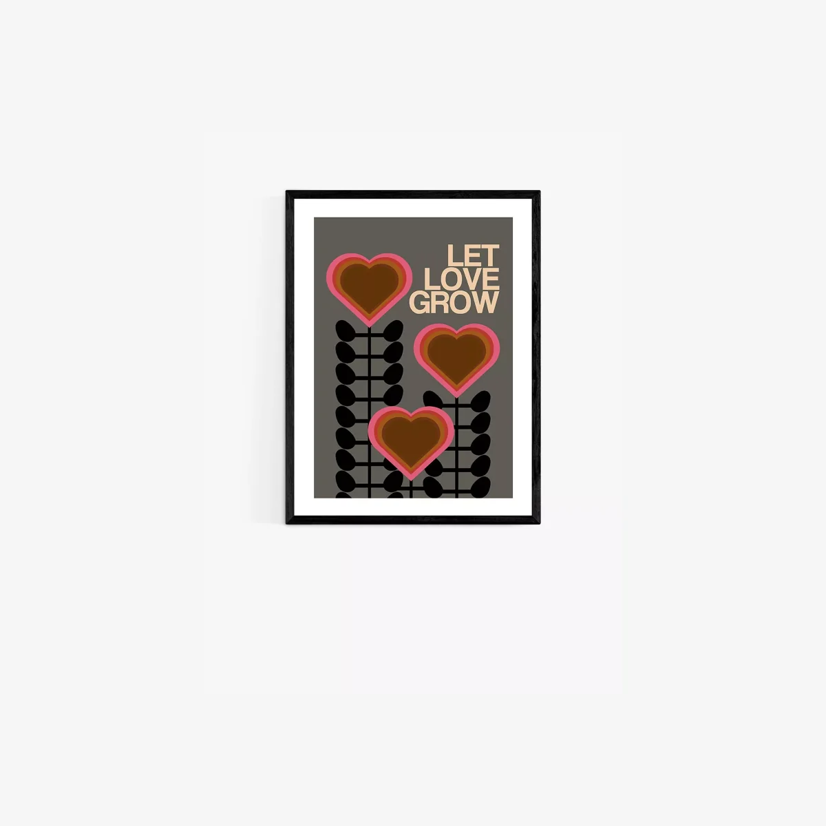 EAST END PRINTS Frances Collett 'Let Love Grow' Framed Print – image 1