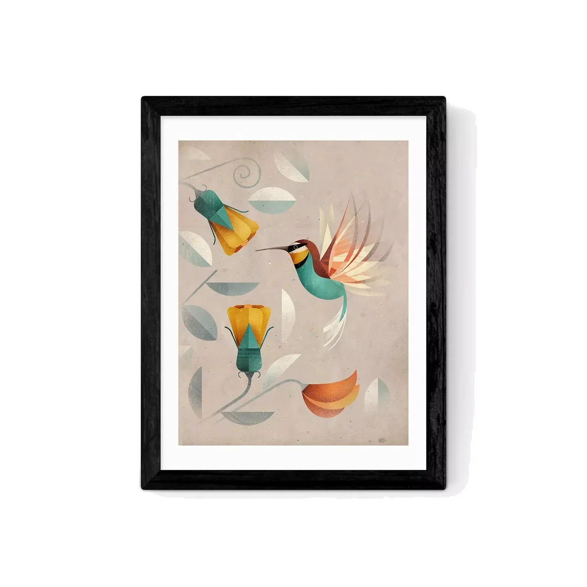 EAST END PRINTS Dieter Braun 'Hummingbird' Framed Print – image 1