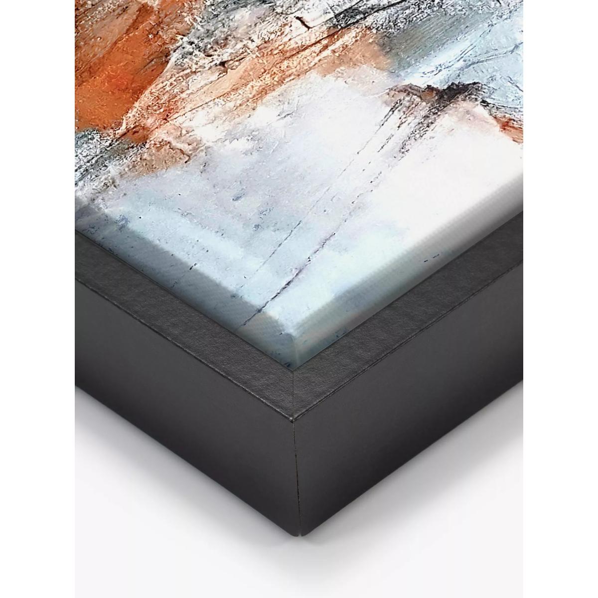 John Lewis Natasha Barnes 'Continuation' Framed Canvas Print, 64 x 64cm, Blue/Multi – image 2