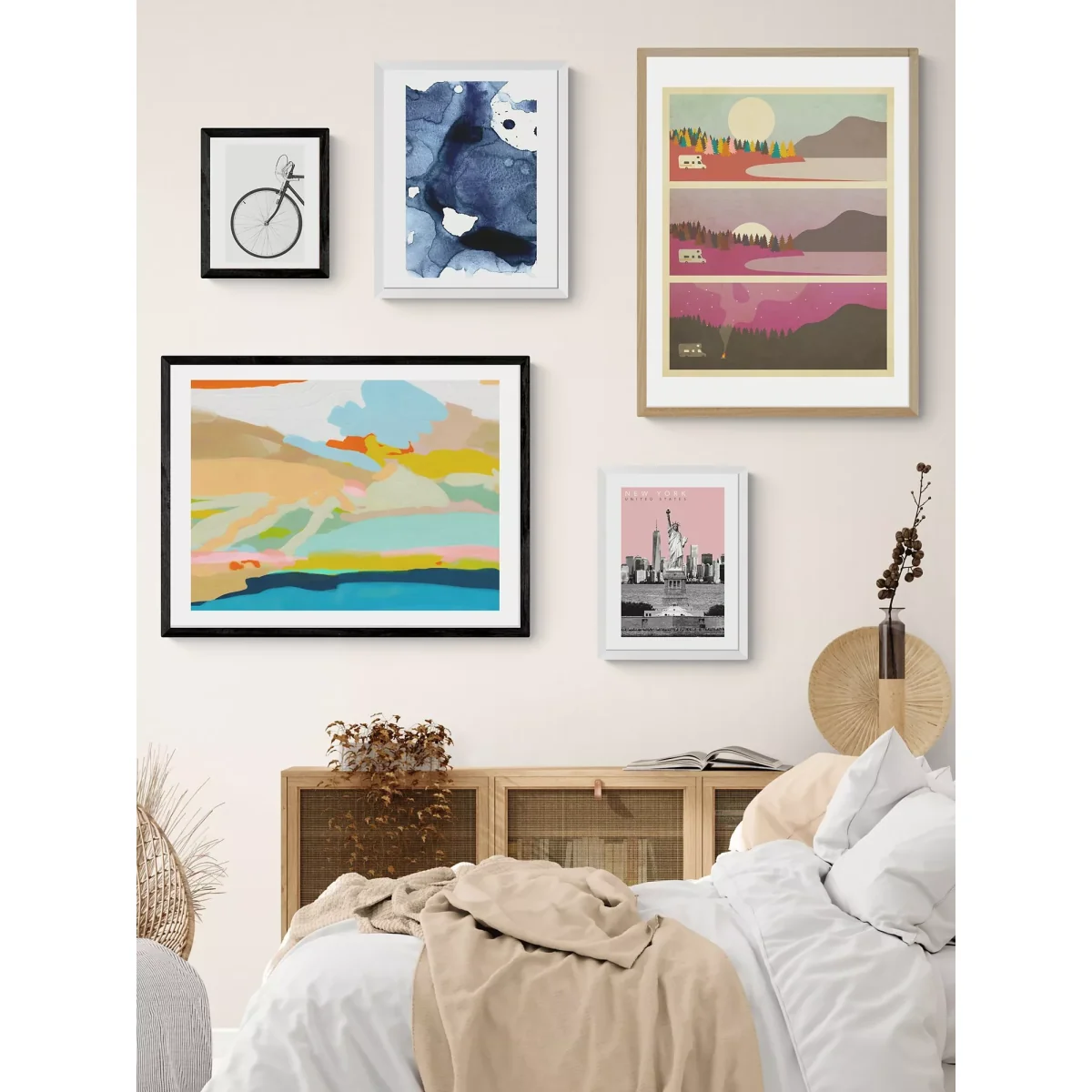 EAST END PRINTS Ana Rut Bre 'Sea Hills Summer' Framed Print – image 2