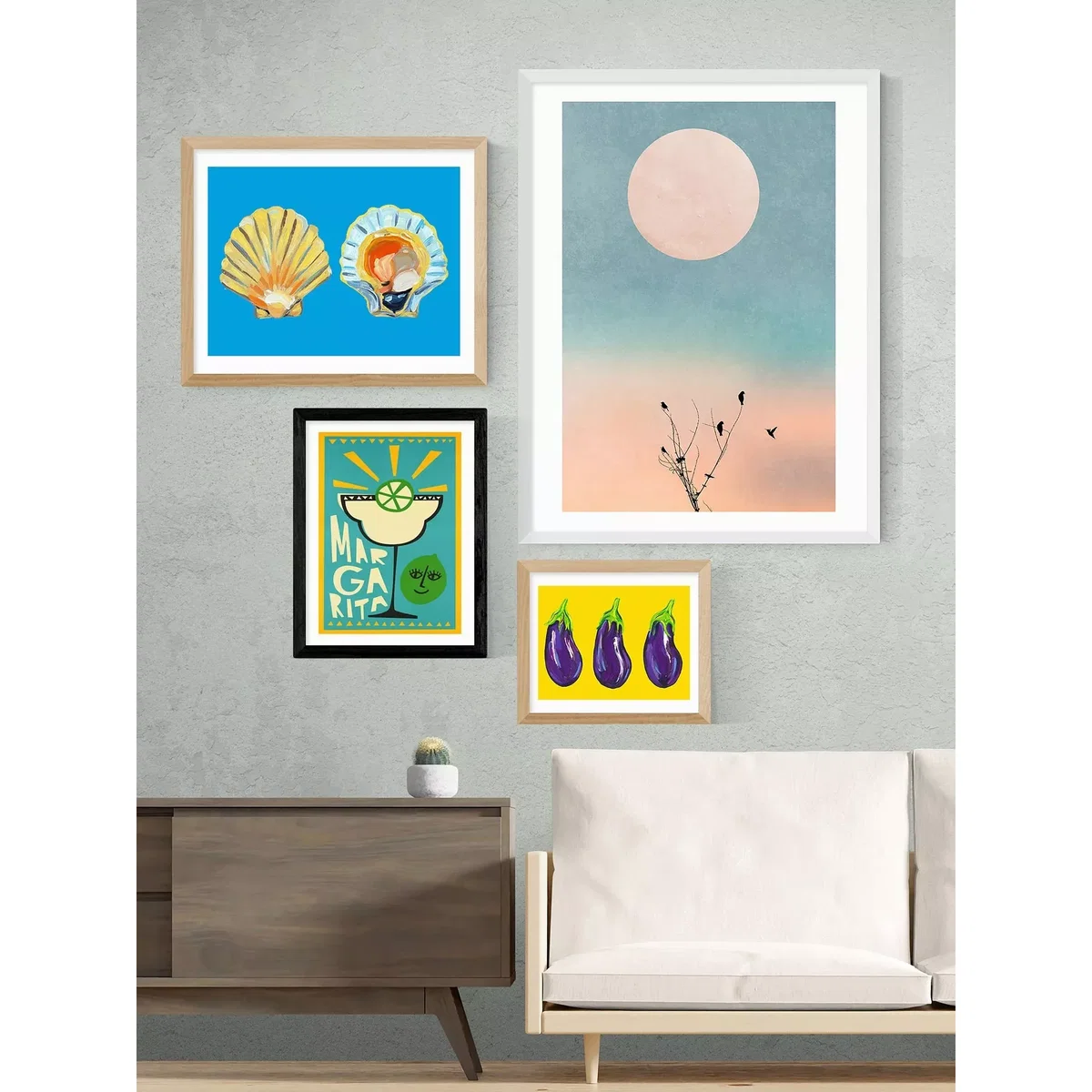 EAST END PRINTS Fox & Velvet 'Margarita' Framed Print – image 2