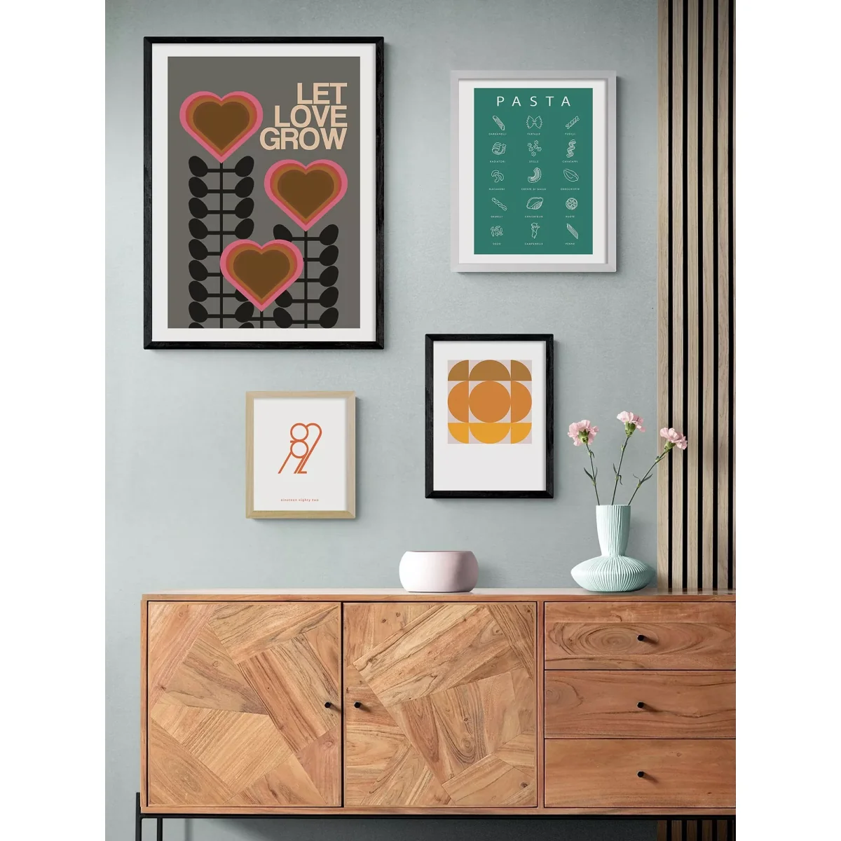 EAST END PRINTS Frances Collett 'Let Love Grow' Framed Print – image 2
