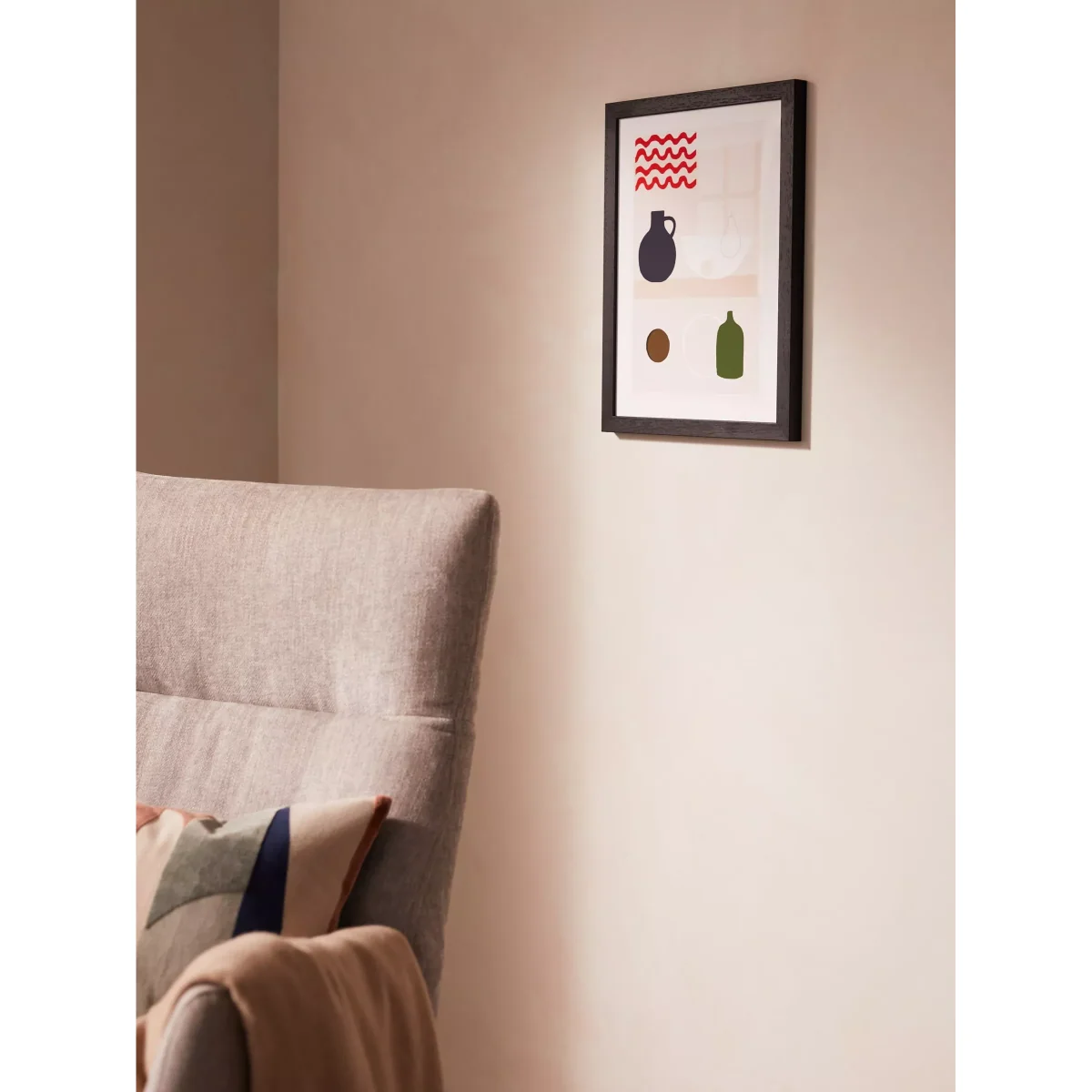 EAST END PRINTS Francesca Iannaccone 'Kettle's Yard Red Curtains' Framed Print – image 2