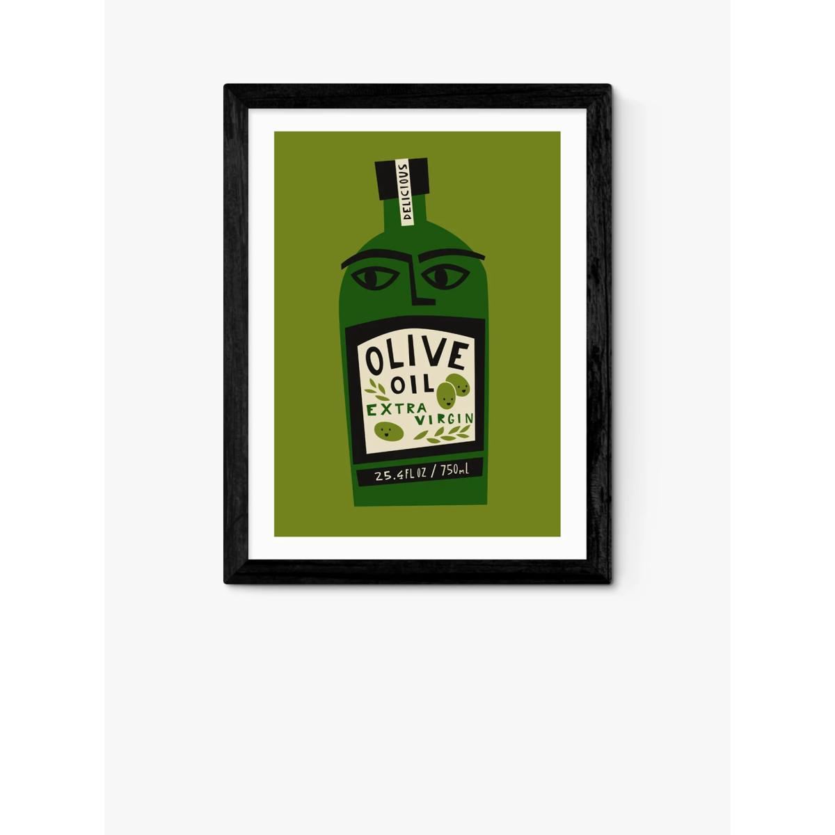 EAST END PRINTS Fox & Velvet 'Olive Oil' Framed Print – image 2