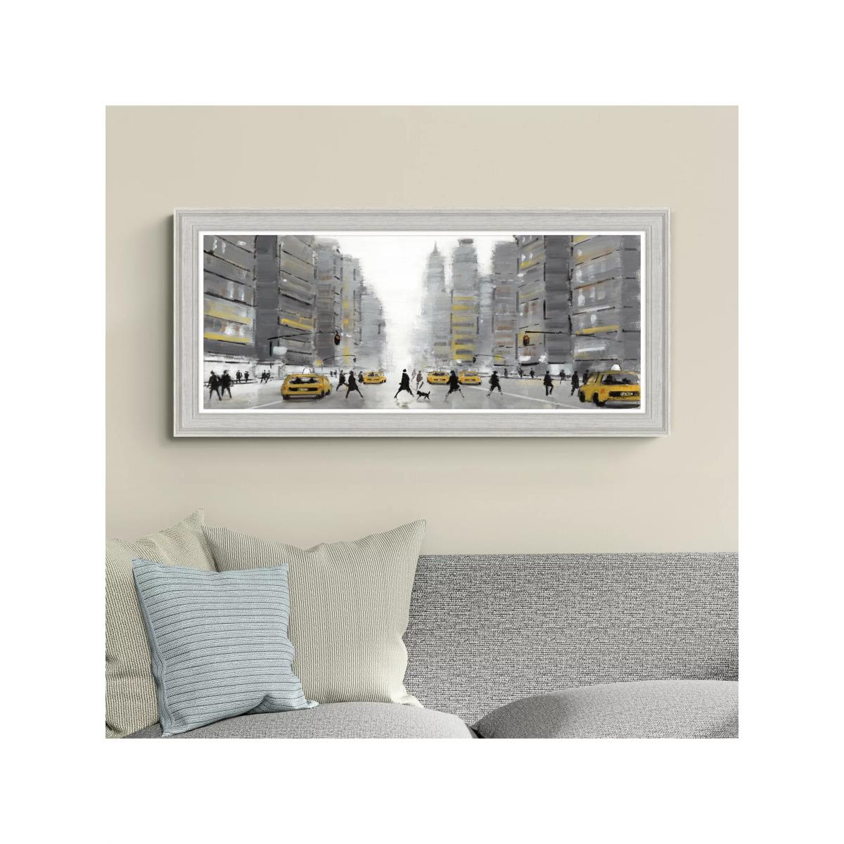 John Lewis Jon Barker 'New York Crossing' Framed Print, 54 x 109cm, Multi – image 2