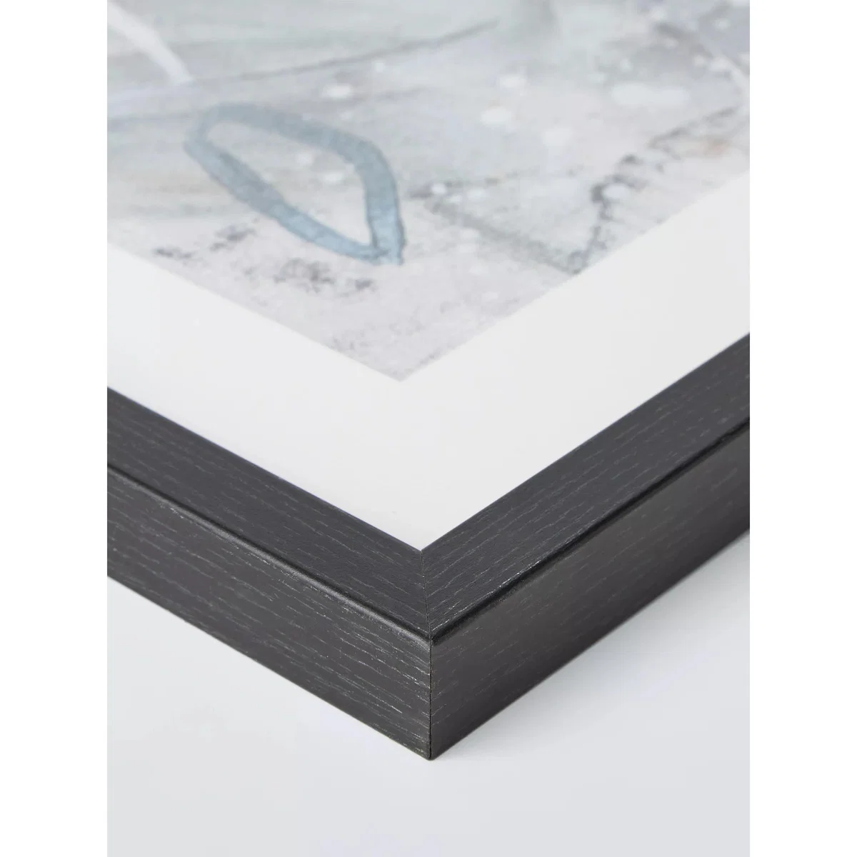 John Lewis Natasha Barnes 'Transition' Abstract Framed Print & Mount, Set of 2, 61.5 x 61.5cm, Blue – image 4