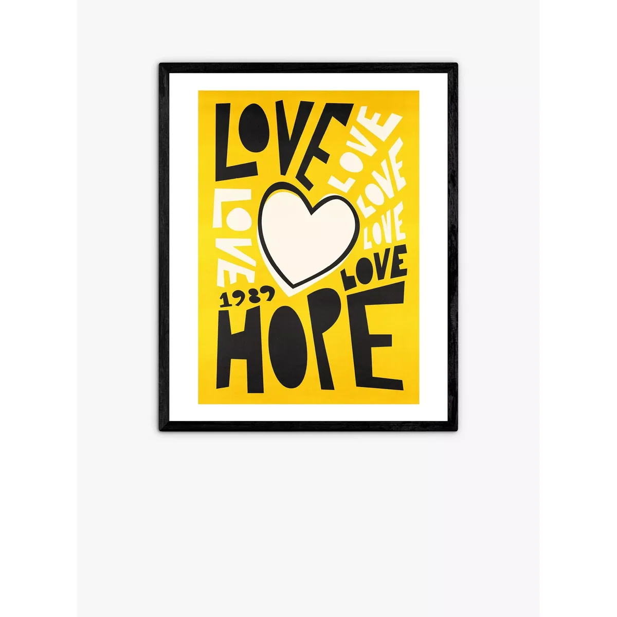 Fox & Velvet - 'Love' & 'Peace' Wood Framed Print, Set of 2, 52 x 42cm, Multi – image 2