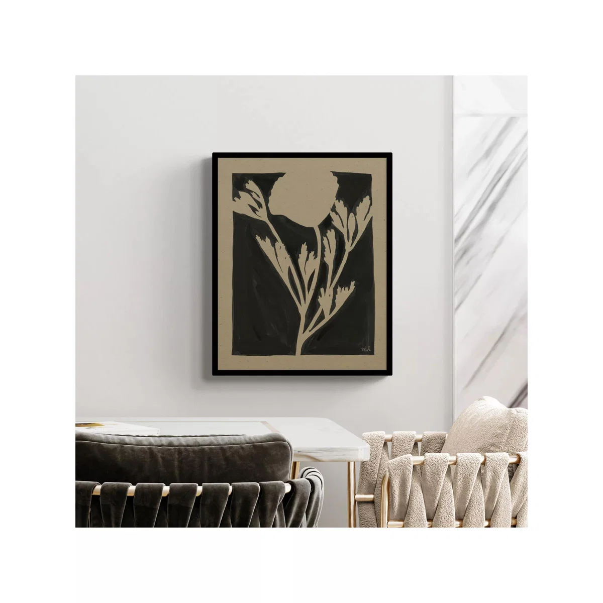 Moira Hershey - 'Joy Spring II' Framed Print, 52 x 42cm, Black – image 2