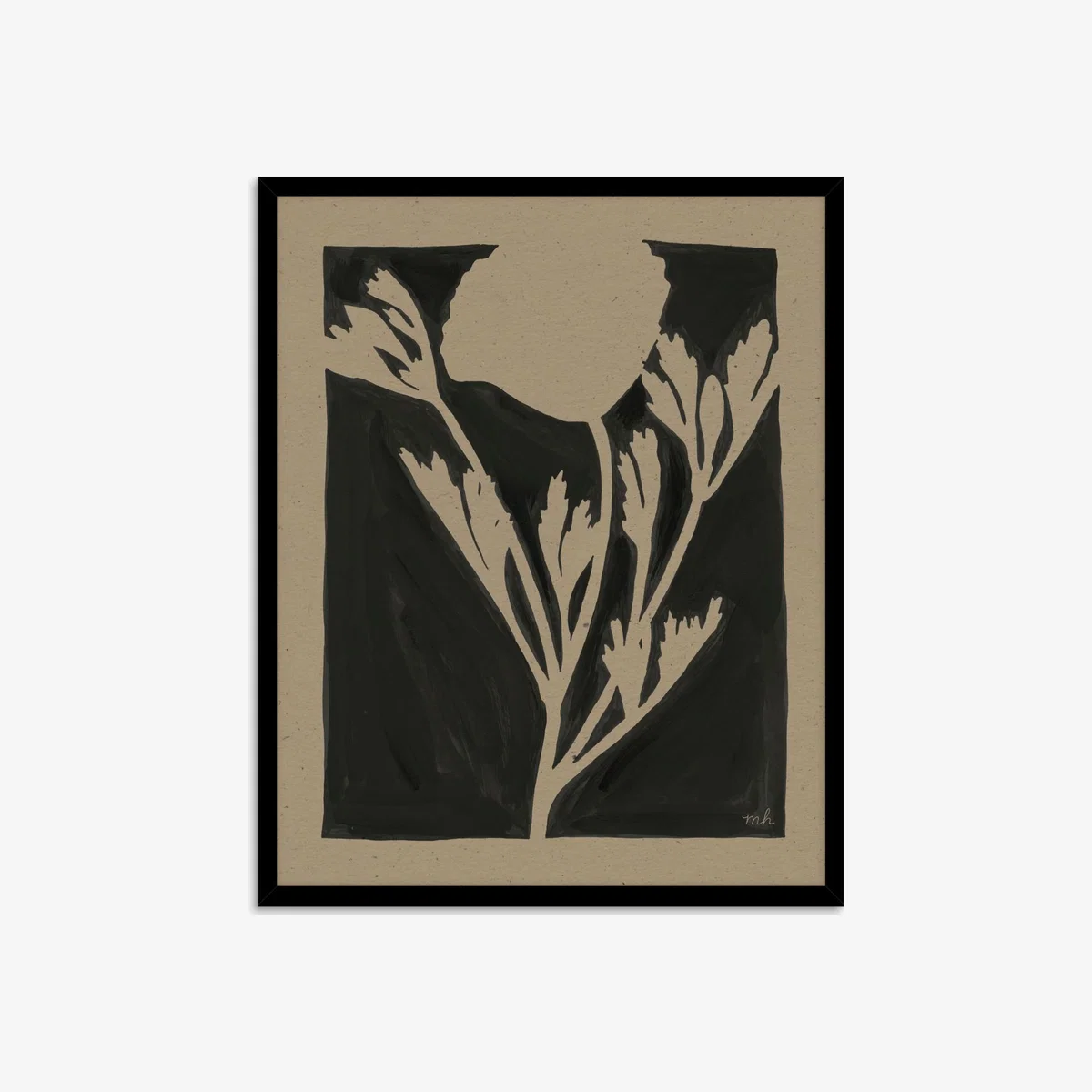 Moira Hershey - 'Joy Spring II' Framed Print, 52 x 42cm, Black – image 1