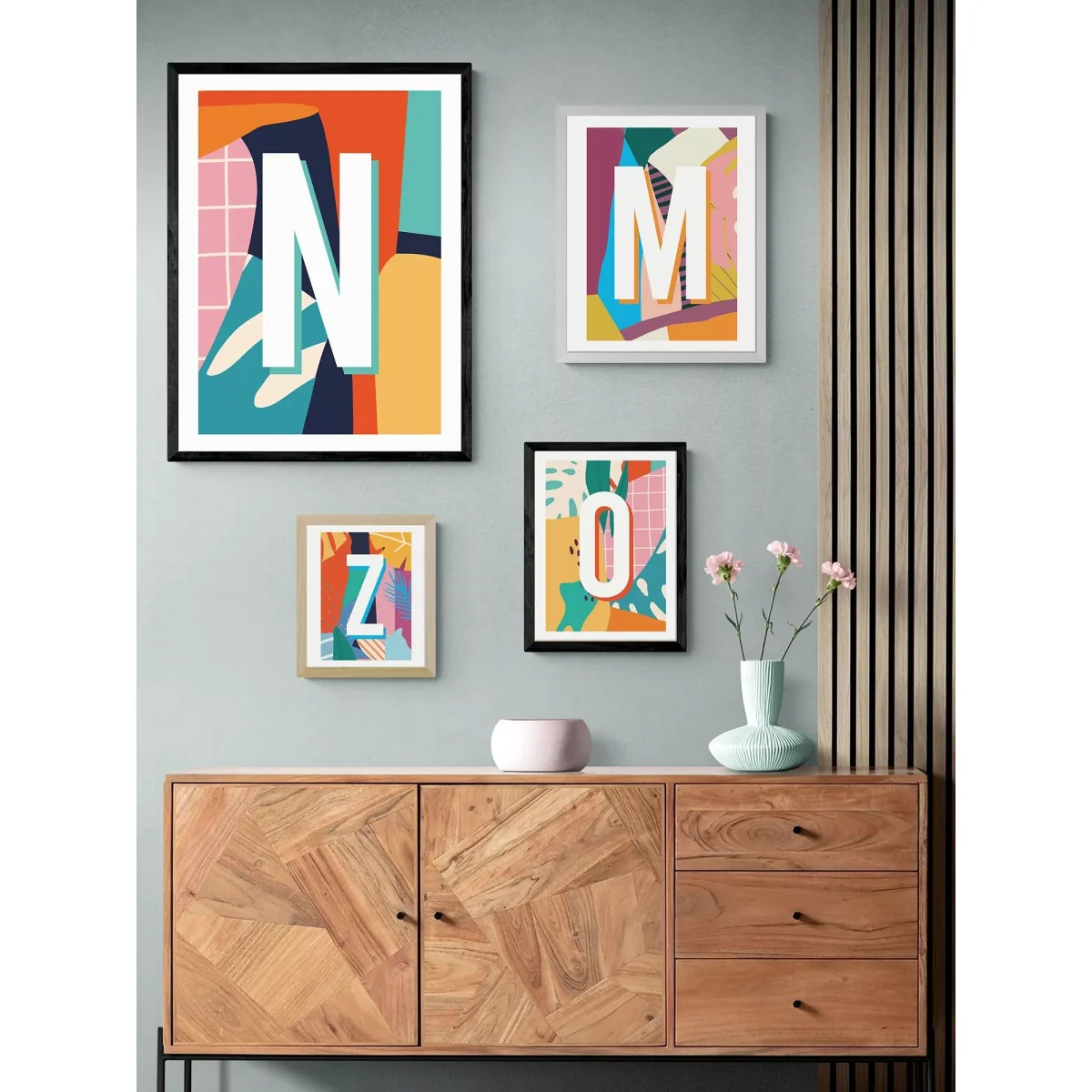 EAST END PRINTS Sei and Ru 'N Letter' Framed Print – image 2