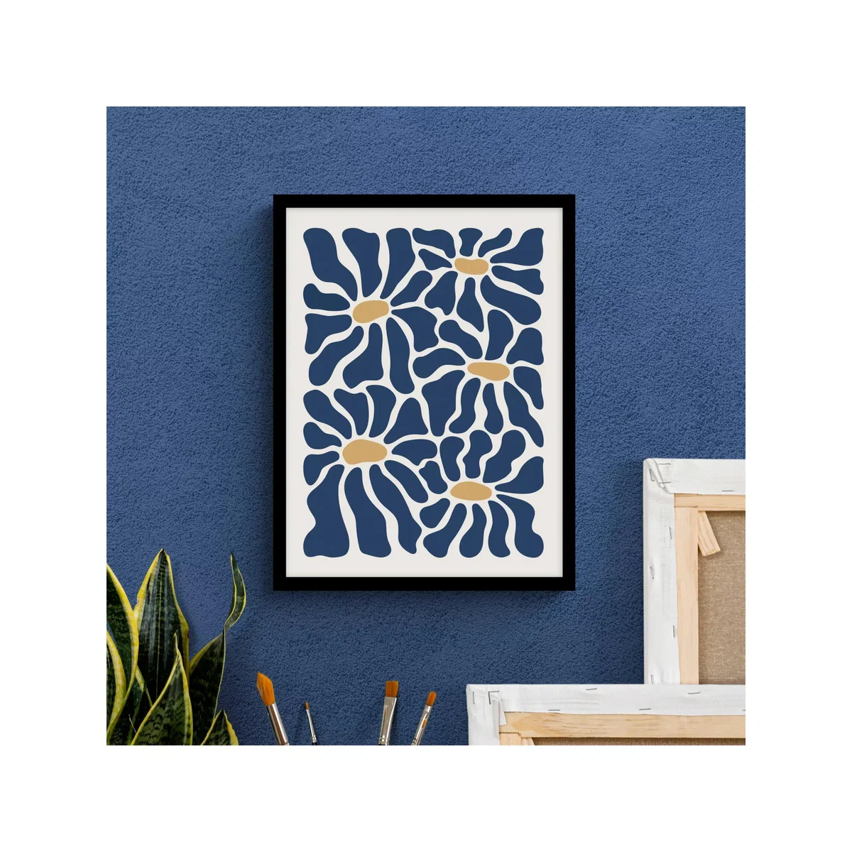 John Lewis ANYDAY 'Amour d'Ete' Framed Print, 42 x 32cm, Blue – image 2