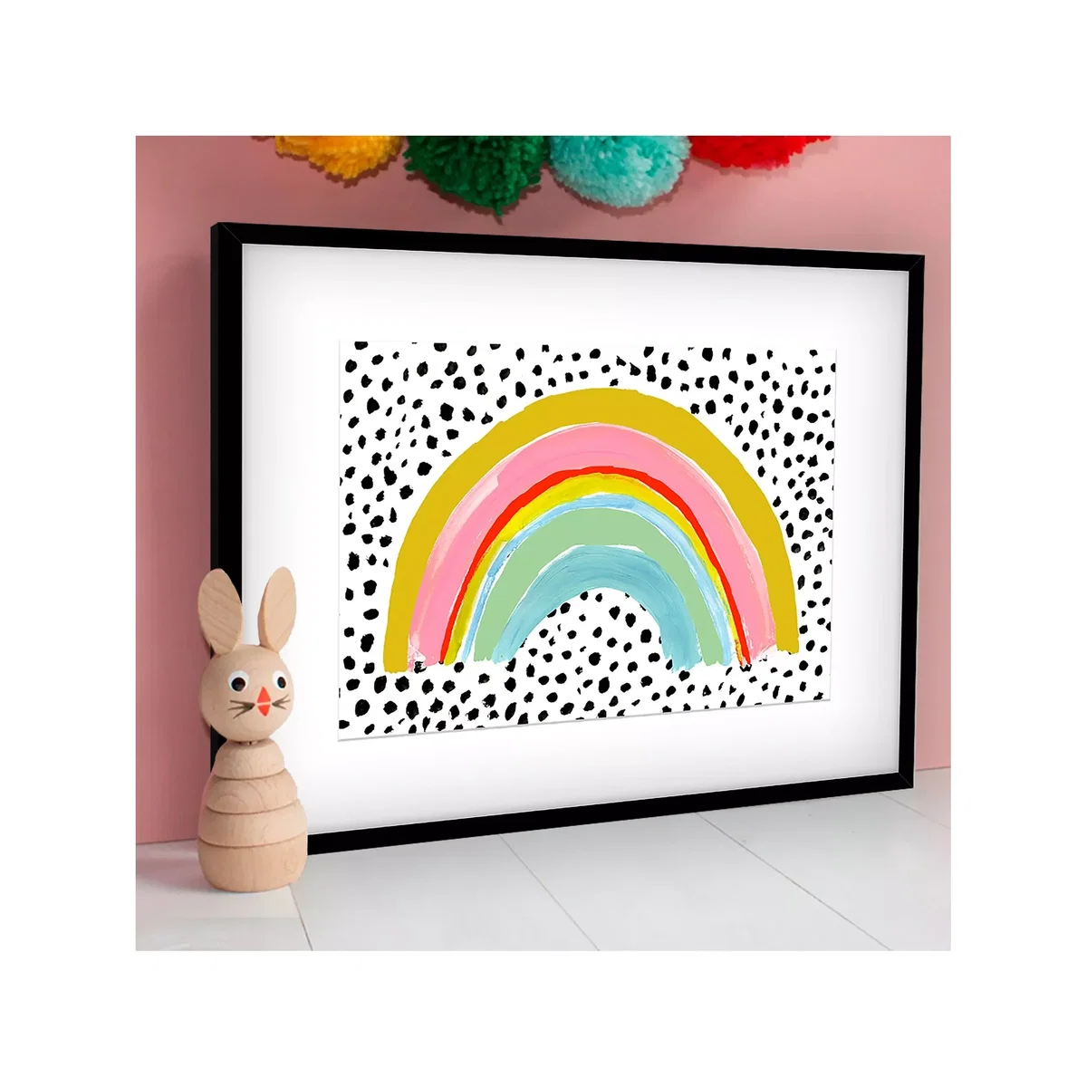 Eleanor Bowmer 'Rainbow' Framed Print & Mount, 42 x 52cm, Multi – image 2