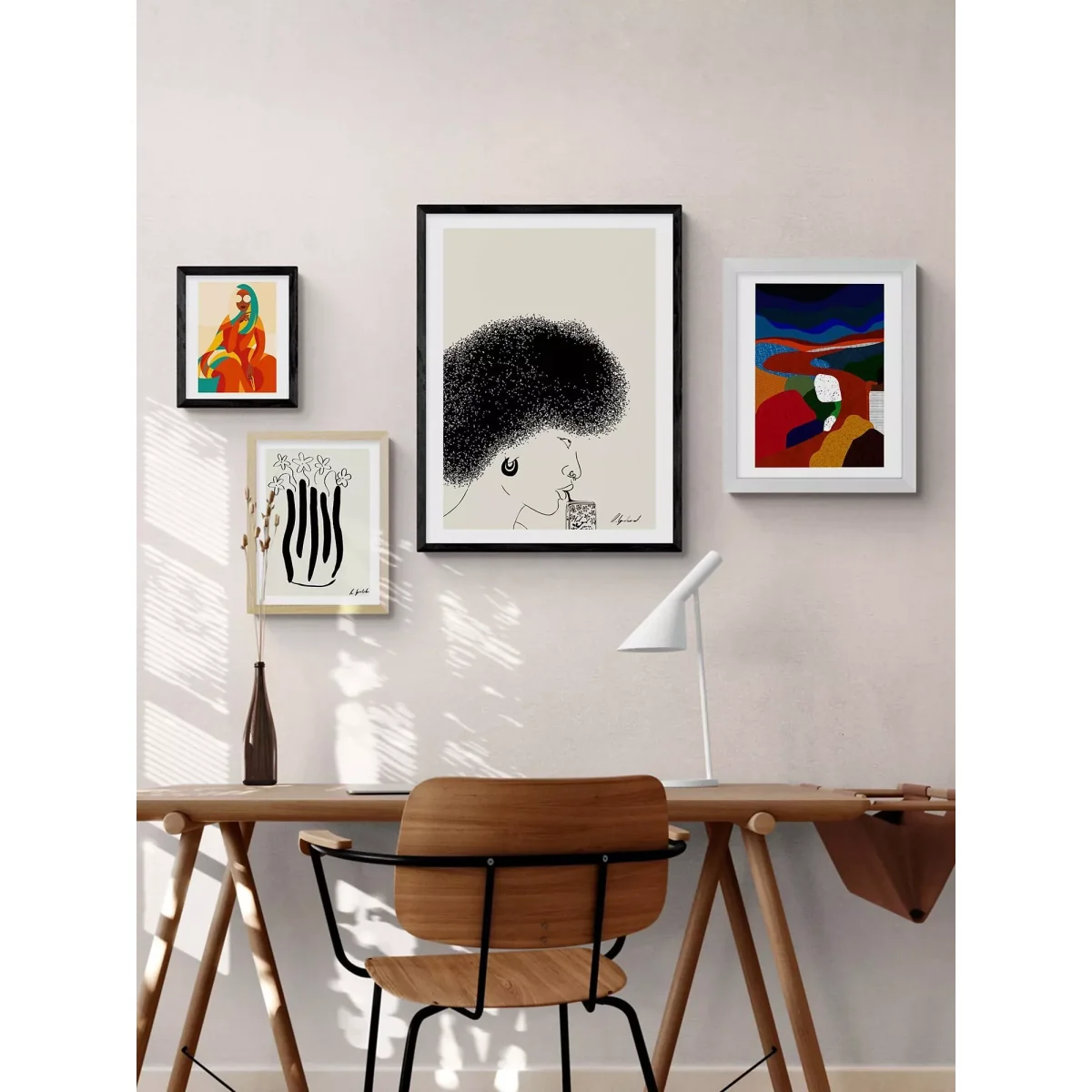 EAST END PRINTS Hali Igwelaezoh 'Hot Girl Juice' Framed Print – image 2