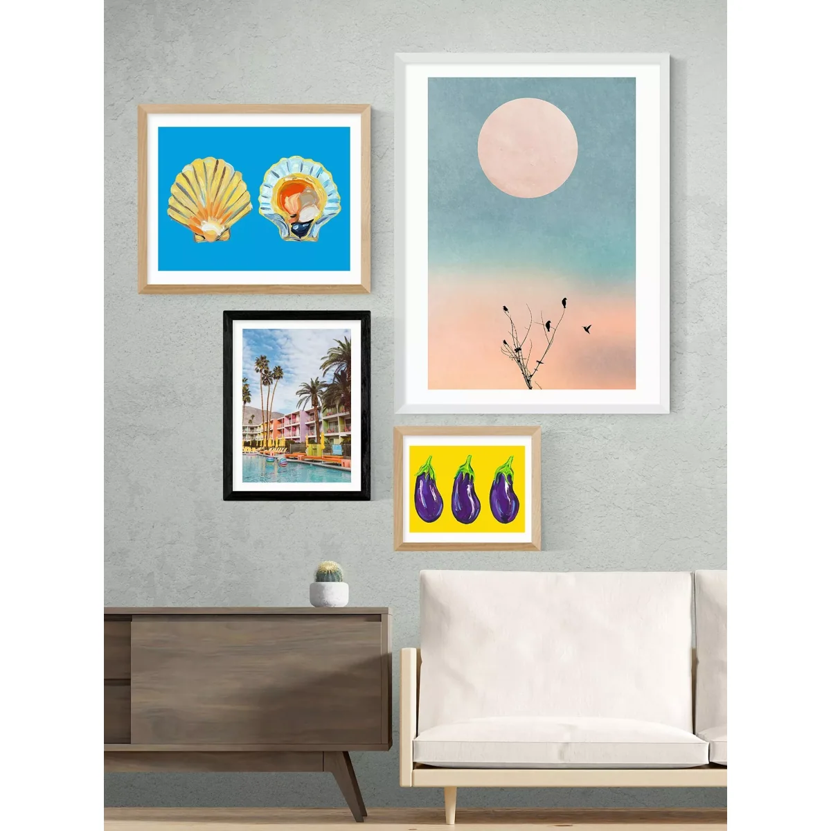 EAST END PRINTS Bethany Young 'Palm Springs Pool Day II' Framed Print – image 2