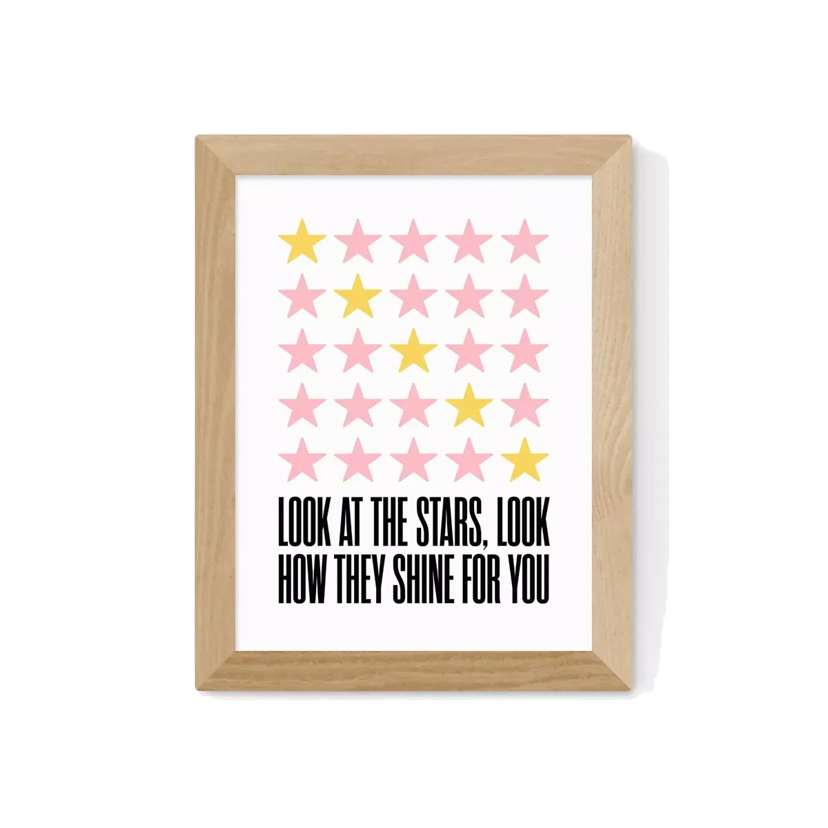 EAST END PRINTS HollieGraphik 'Stars' Framed Print