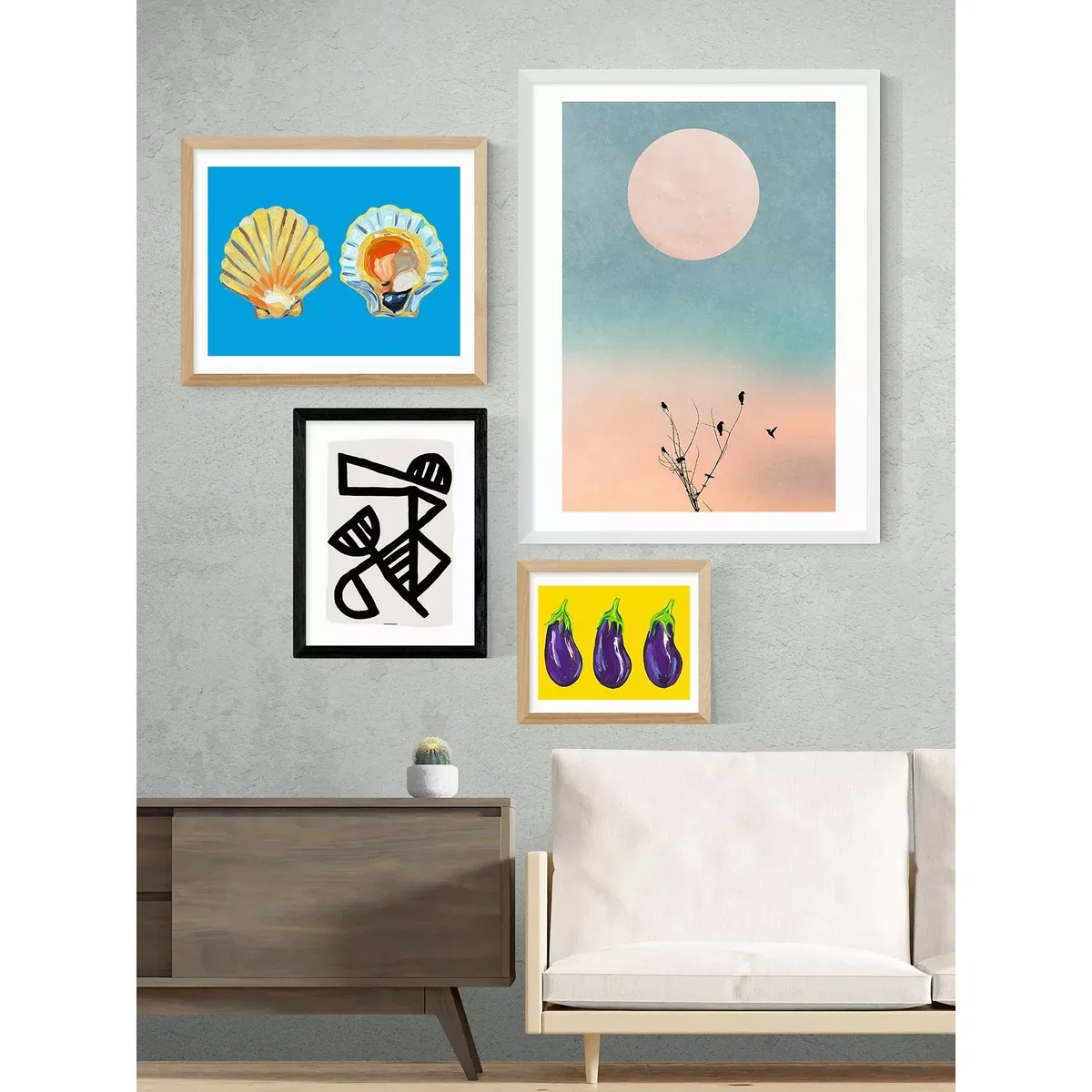 EAST END PRINTS Wonder & Rah 'Botanics' Framed Print – image 2
