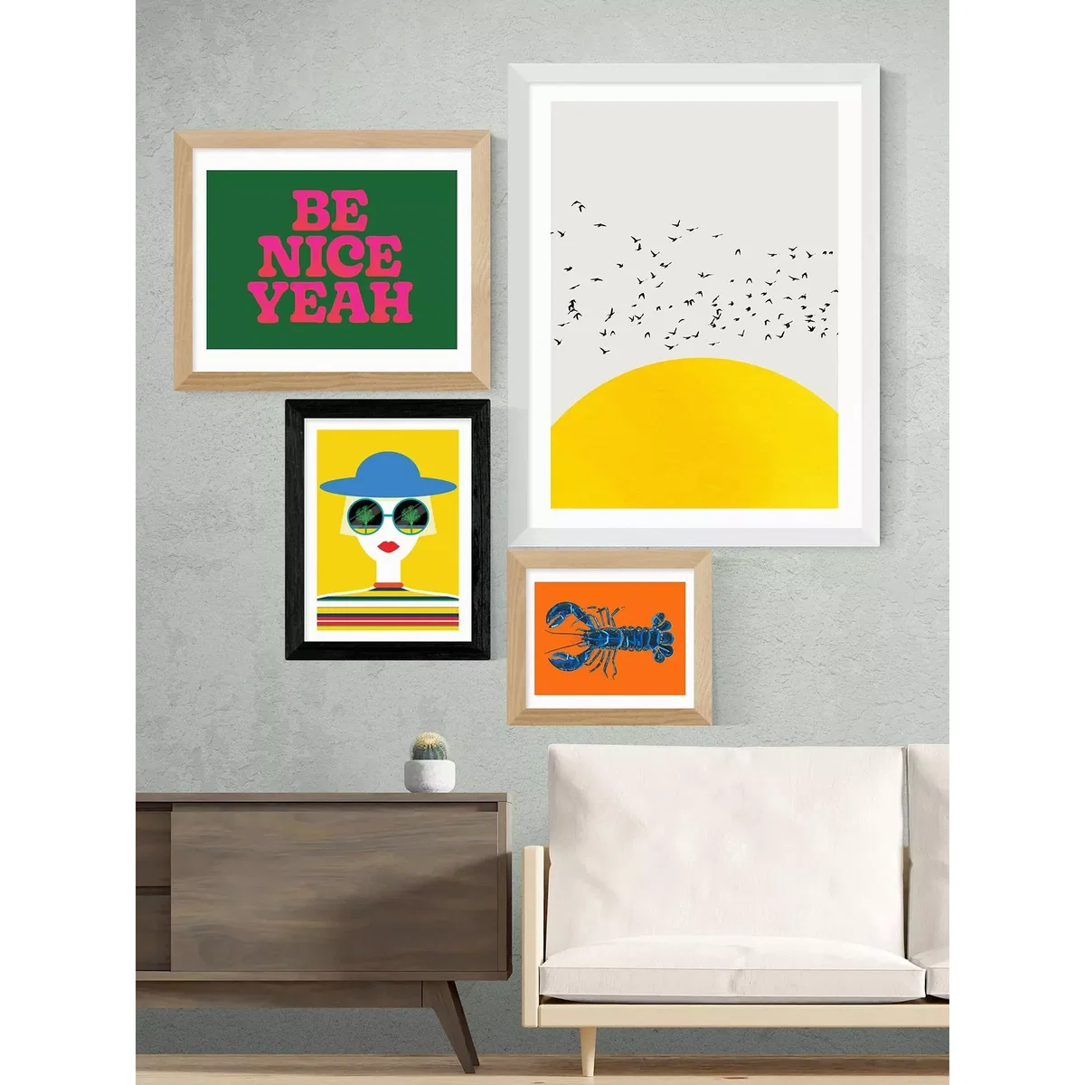 EAST END PRINTS Ana Jaks 'Sunglasses' Framed Print – image 2