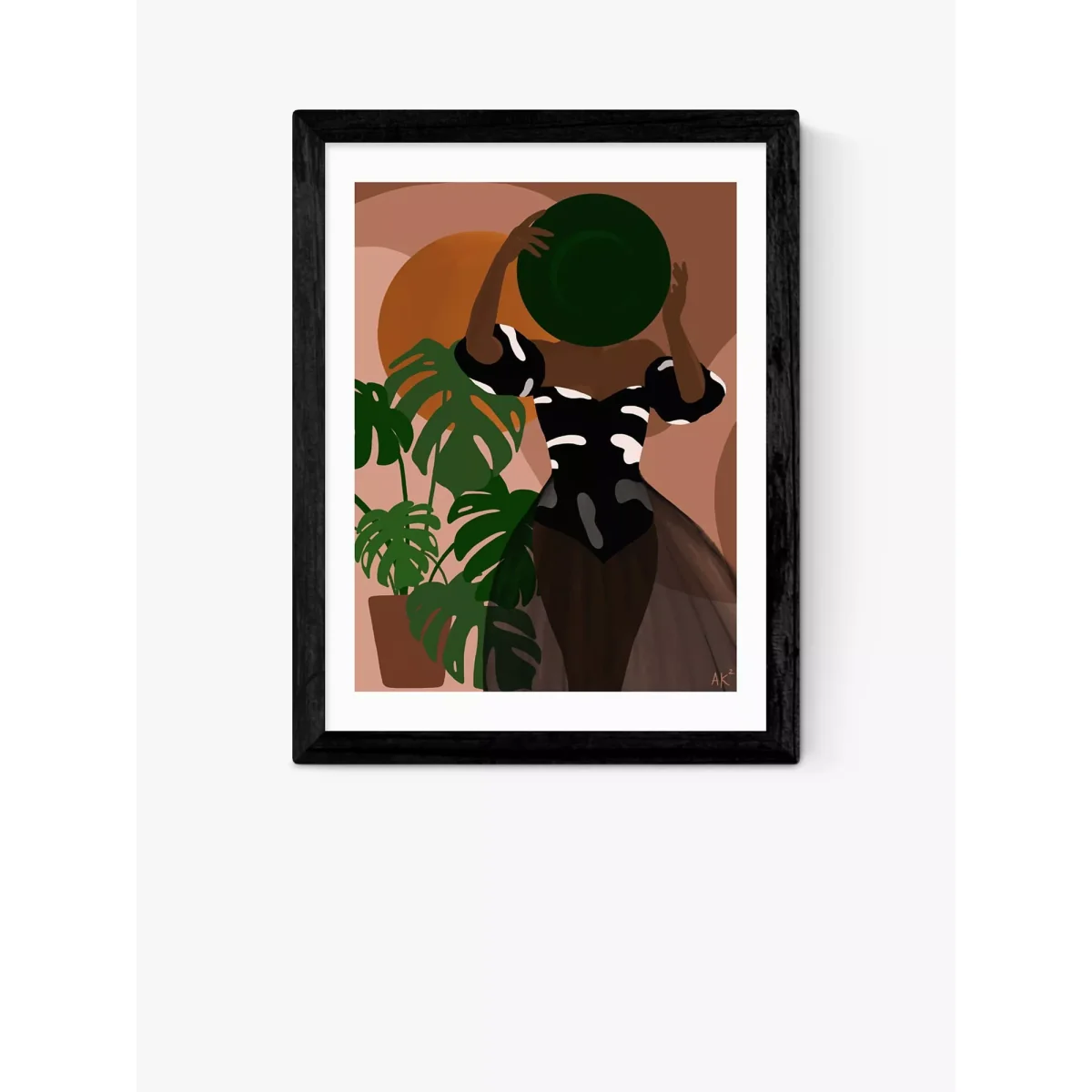 EAST END PRINTS Layover Art 'Beach Day' Framed Print – image 2