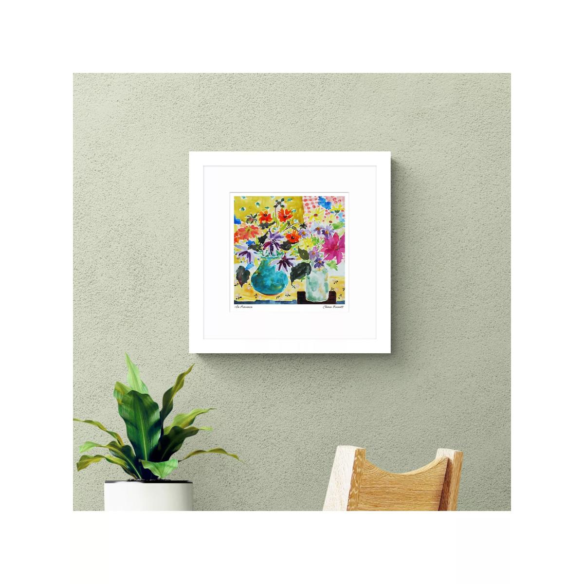 John Lewis Emma Burnett 'In Provence' Framed Print & Mount, 33.5 x 33.5cm, Multi – image 2