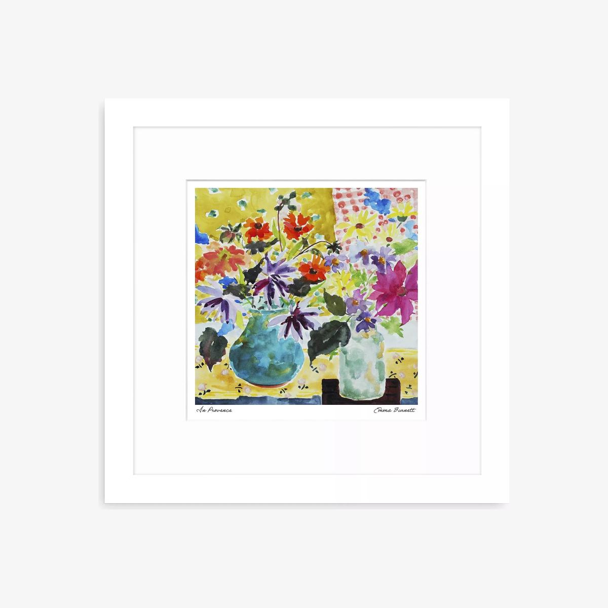 John Lewis Emma Burnett 'In Provence' Framed Print & Mount, 33.5 x 33.5cm, Multi – image 1
