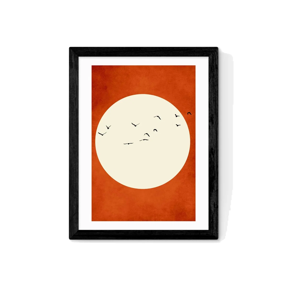 EAST END PRINTS Kubistika 'Warming Feelings' Framed Print – image 1