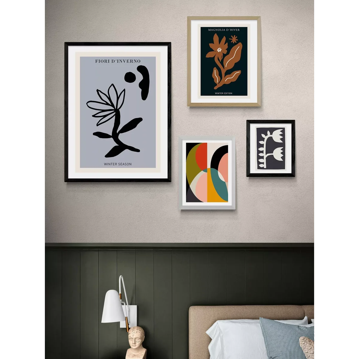 EAST END PRINTS Ani Vidotto 'Fiori d'Inverno Blue' Framed Print – image 2