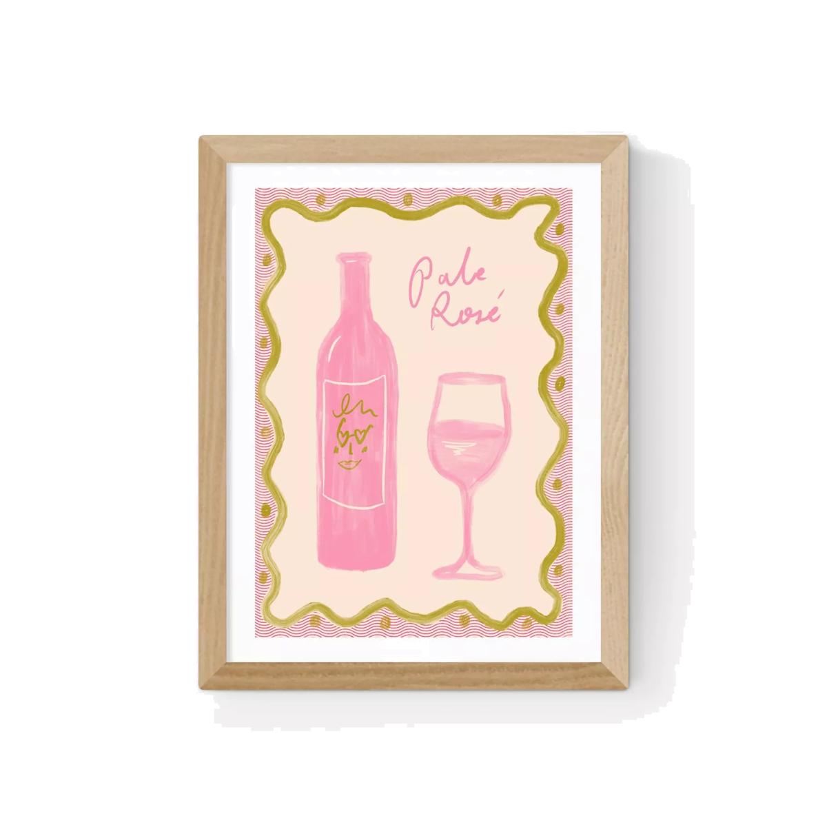 EAST END PRINTS Emmy Lupin Studio 'Rosé' Framed Print