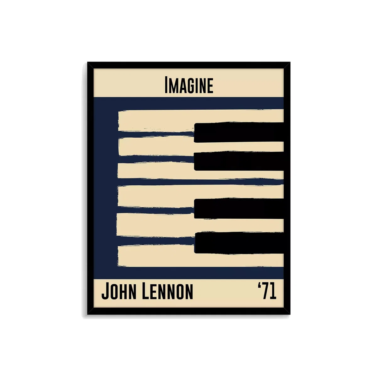 John Lewis Dalston 606 'John Lennon' Framed Print, 52 x 42cm, Multi – image 1