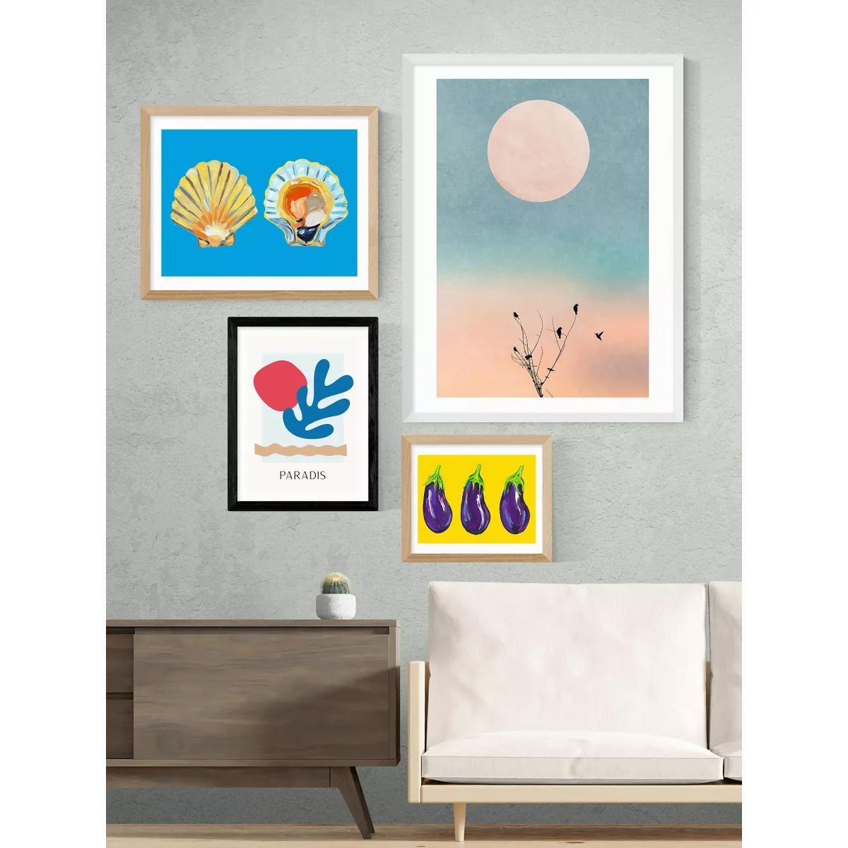 EAST END PRINTS Inoui 'Paradis' Framed Print – image 2
