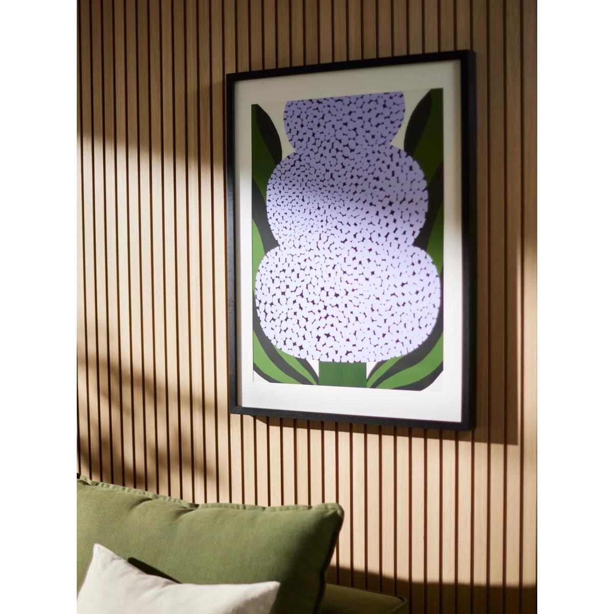 John Lewis Eija Vehvilainen 'May Flower' Framed Print, 80 x 60cm, Purple/Multi – image 2