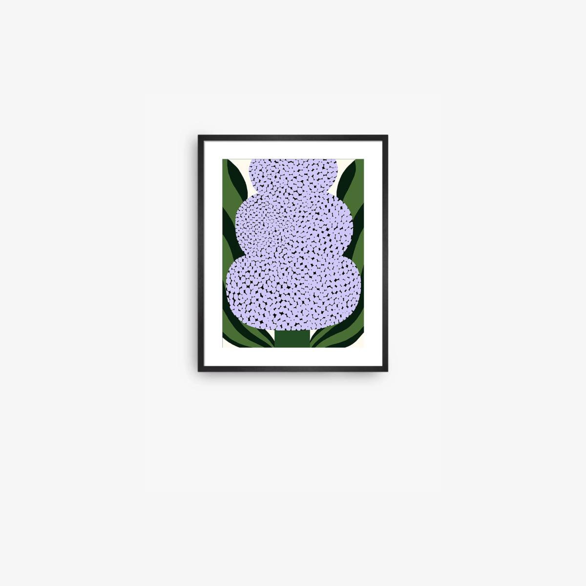 John Lewis Eija Vehvilainen 'May Flower' Framed Print, 80 x 60cm, Purple/Multi – image 1