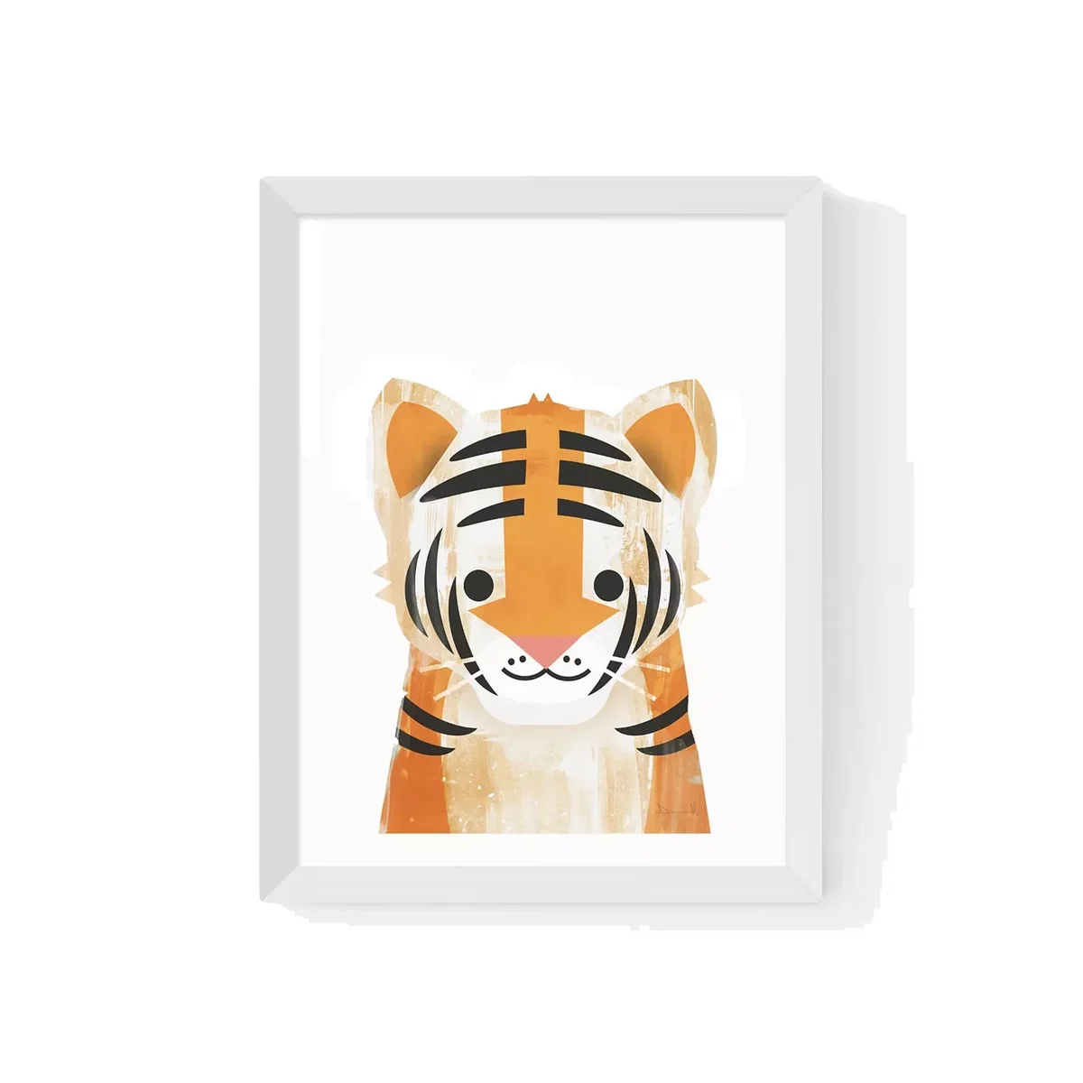EAST END PRINTS Dan Hobday 'Tiger' Framed Print