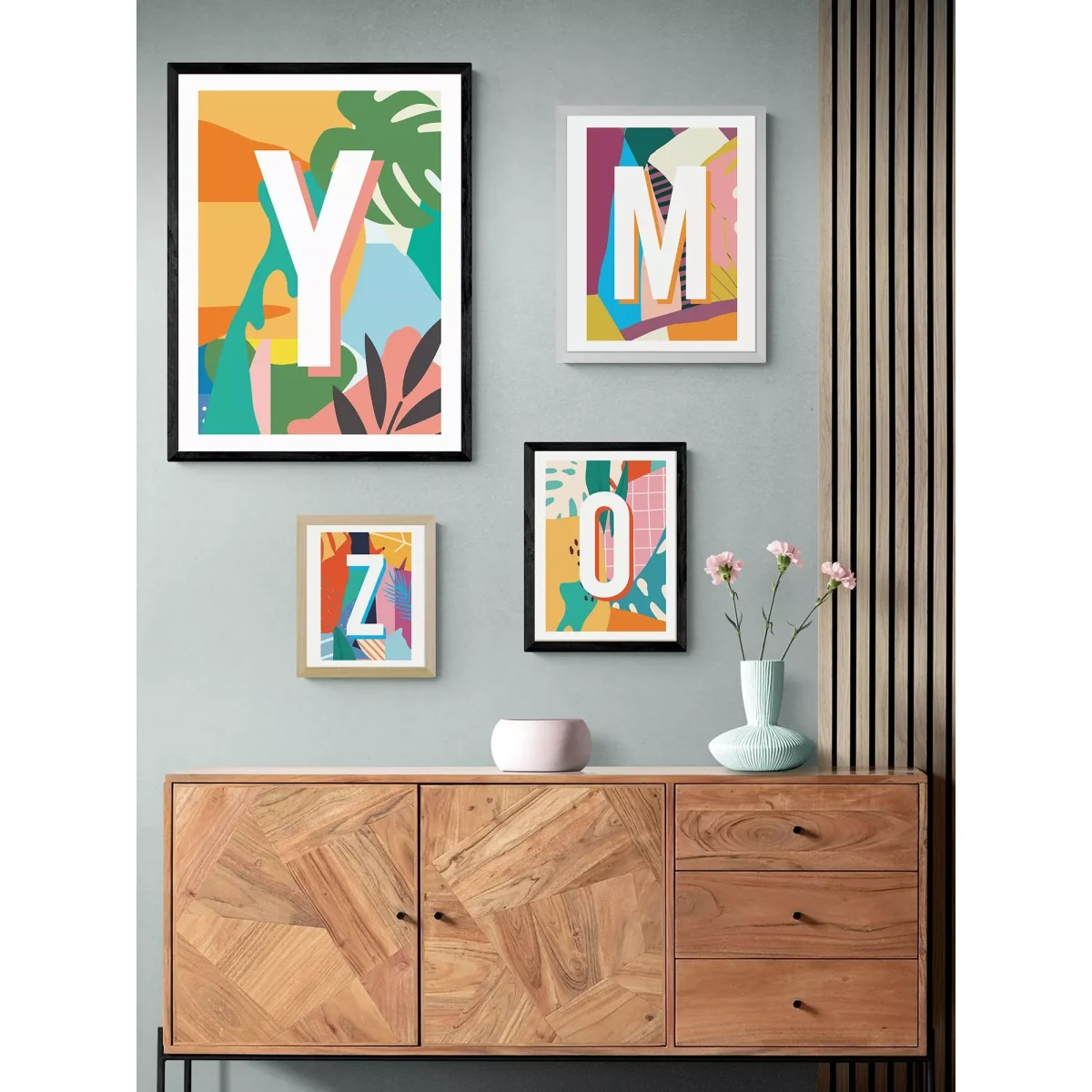 EAST END PRINTS Sei and Ru 'Y Letter' Framed Print – image 2