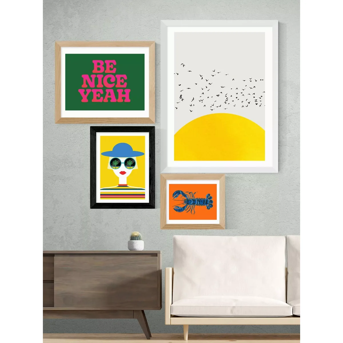 EAST END PRINTS Ana Jaks 'Sunglasses' Framed Print – image 2