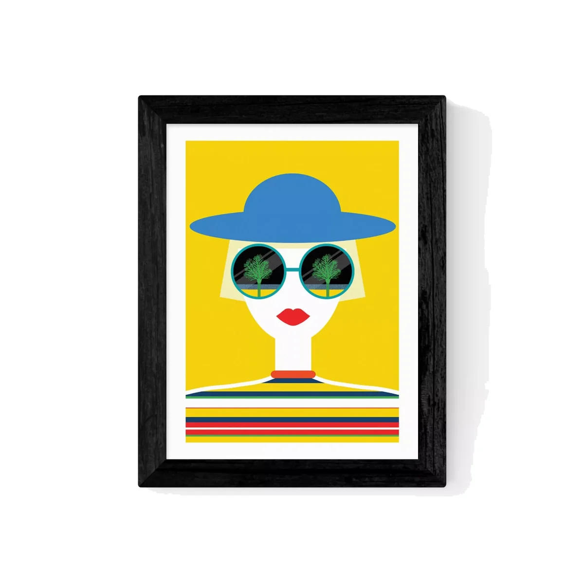 EAST END PRINTS Ana Jaks 'Sunglasses' Framed Print – image 1