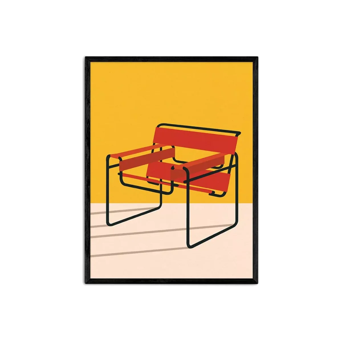 EAST END PRINTS Rosi Feist 'Wassily Chair' Framed Print