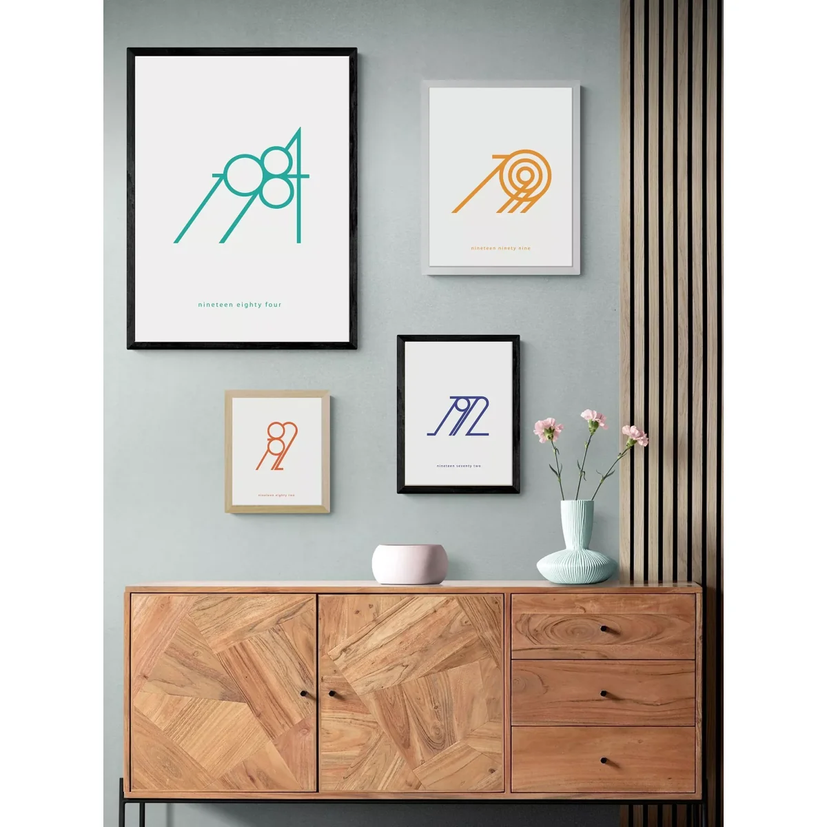 EAST END PRINTS Simon C Page '1984' Framed Print – image 2
