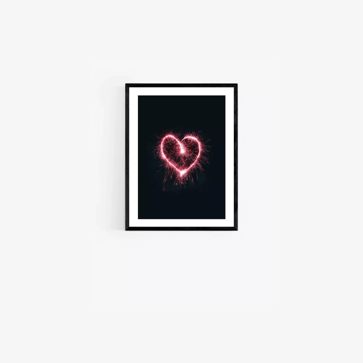 EAST END PRINTS Oh Fine! Art 'Hearts On Fire' Framed Print – image 1