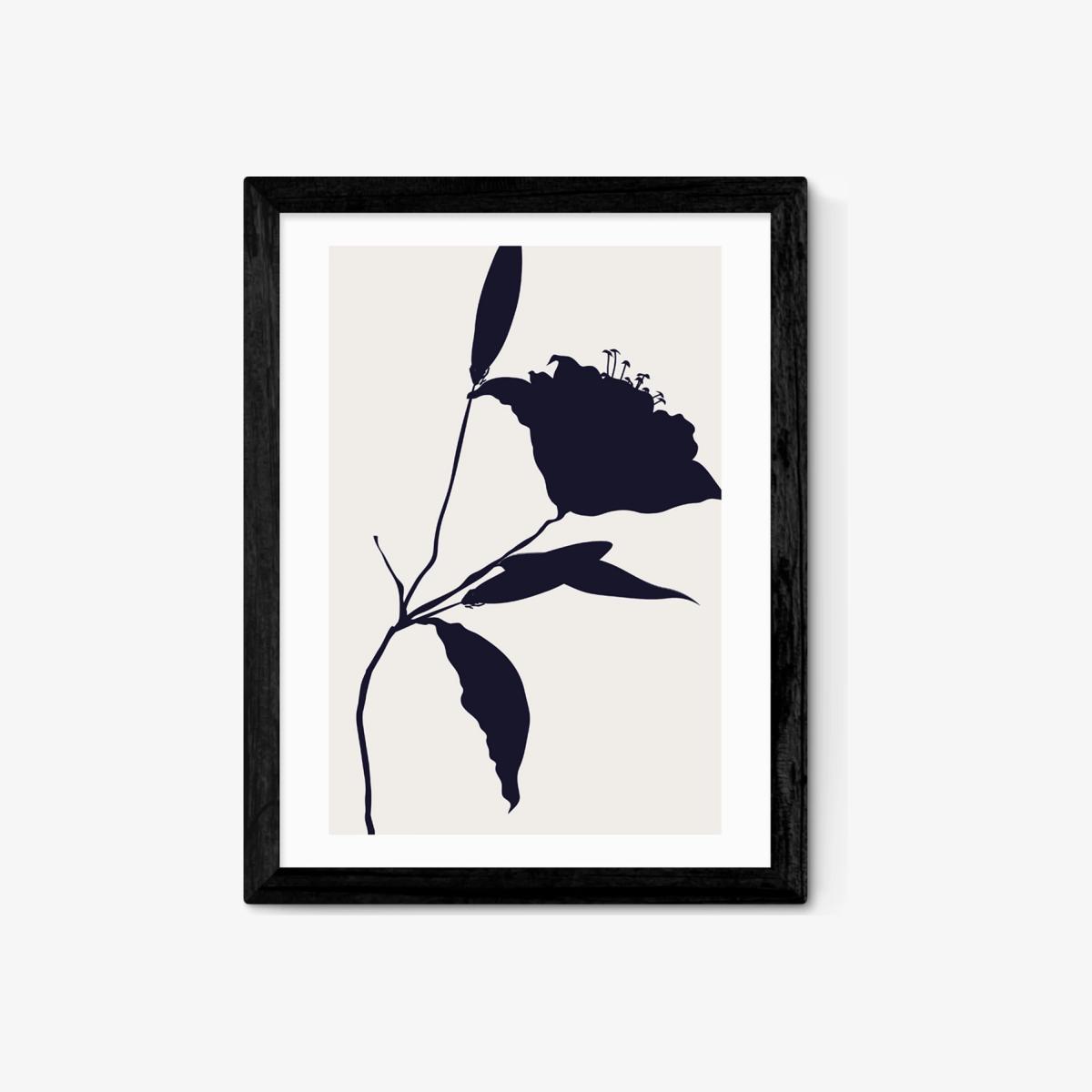 EAST END PRINTS Kubistika 'Nero I' Framed Print – image 1
