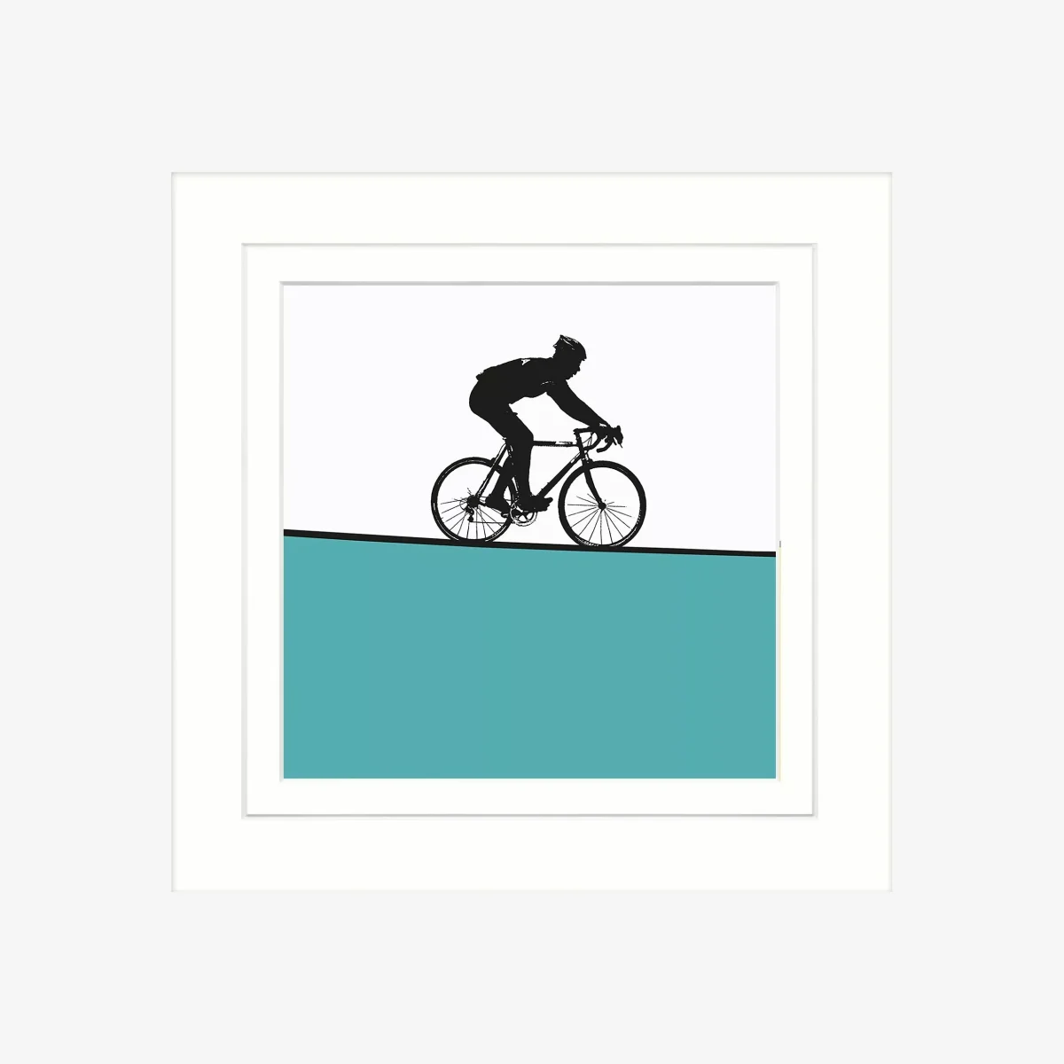 Jacky Al-Samarraie - Cycling Framed Print, 34 x 34cm