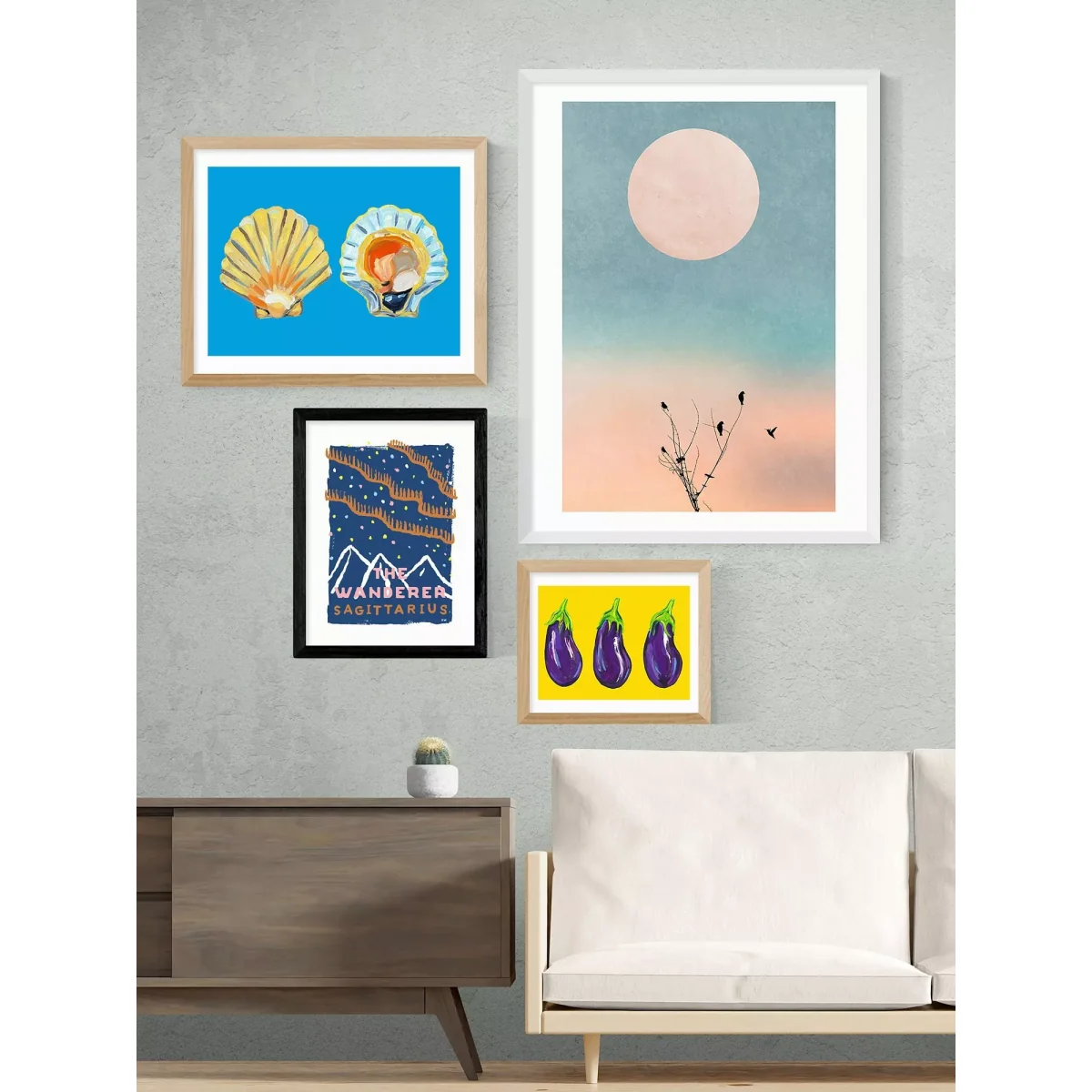 EAST END PRINTS Sophie Ward 'Sagittarius The Wanderer' Framed Print – image 2
