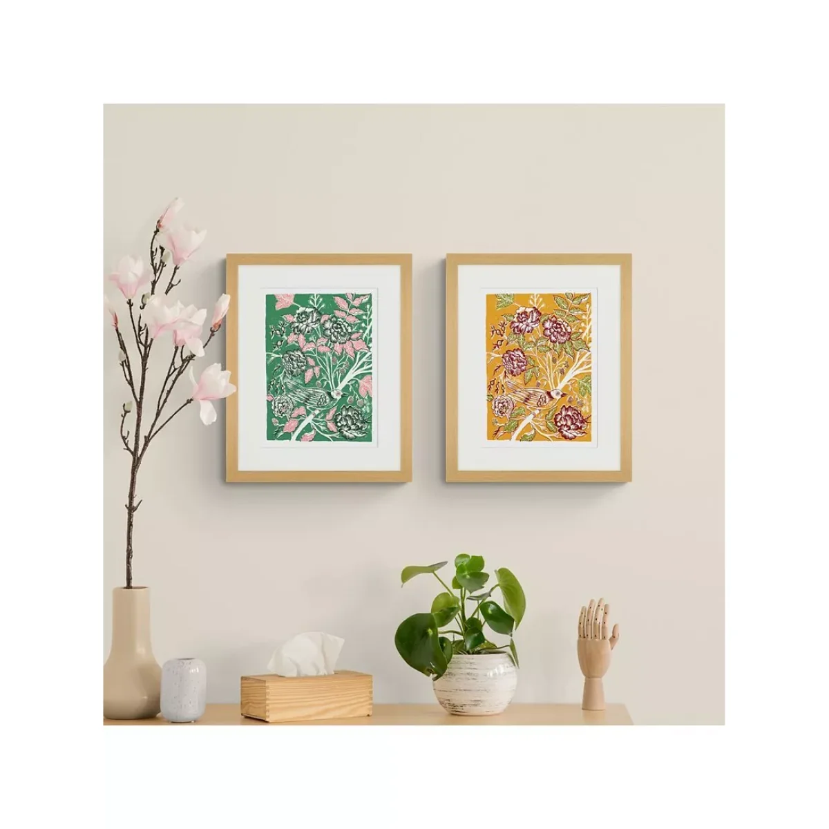 Ellen Merchant - 'Rambler' Framed Print & Mount, Set of 2, 53.5 x 43.5cm – image 2