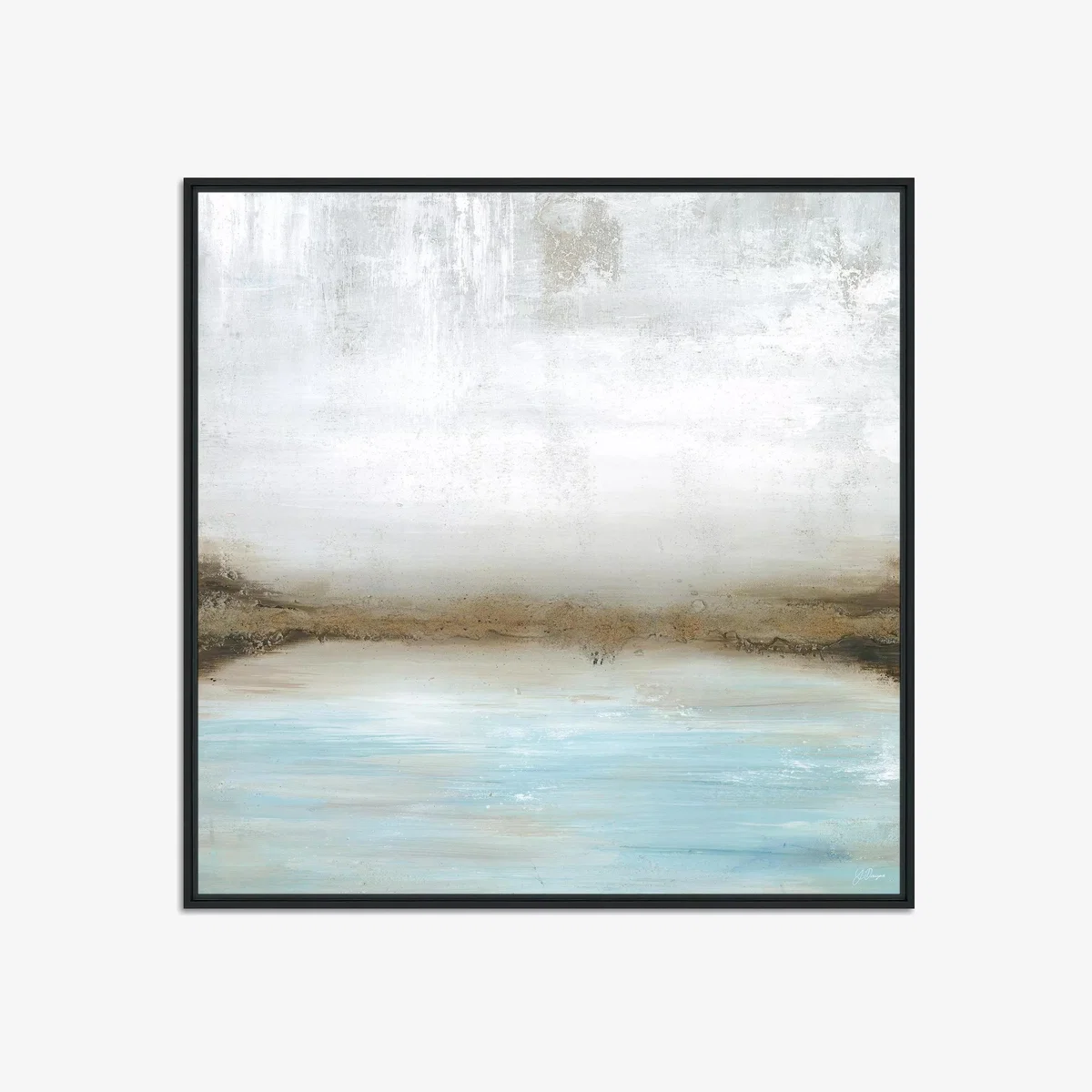 John Lewis Yharnna 'Enchant' Framed Canvas Print, 104 x 104cm, Gold – image 1