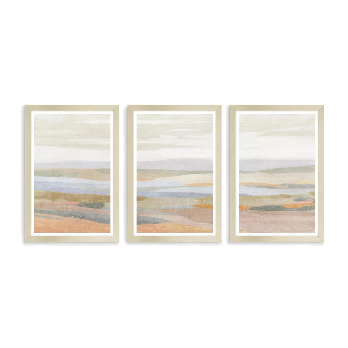 John Lewis Suzanne Nicoll 'Sonoran' Framed Print, Set of 3, 64.5 x 44.5cm, Multi – image 1