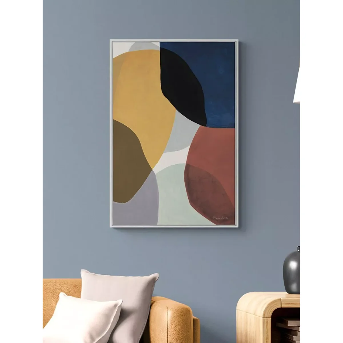 Berit Mogensen Lopez - 'Overlap' Framed Canvas Print, 94 x 64cm, Multi – image 2